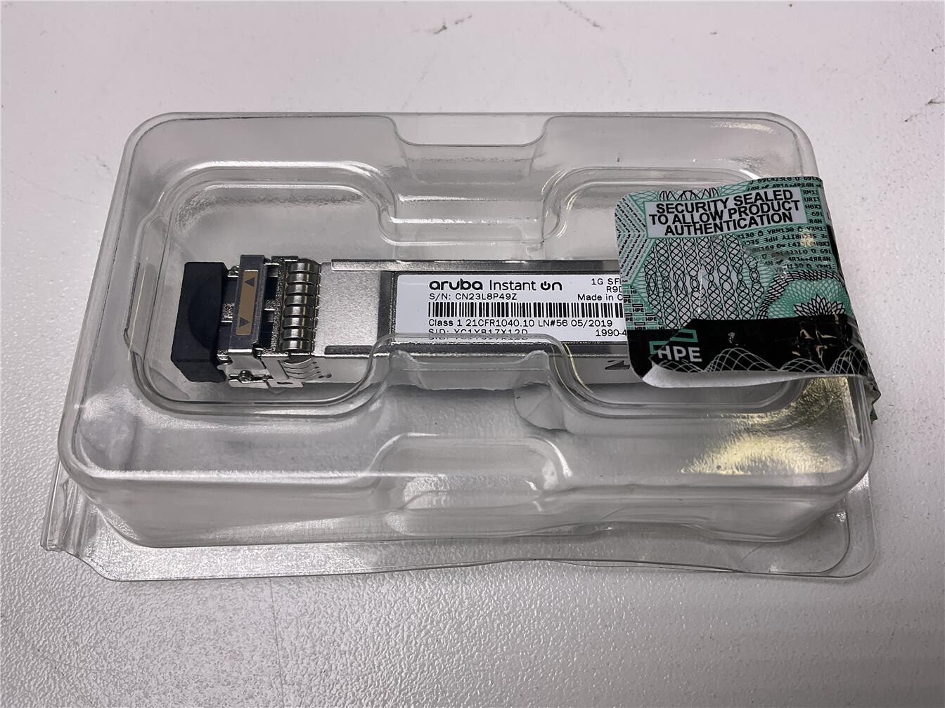 Aruba Instant On 1G SFP LC SX 500m OM2 MMF Transceiver R9D16A