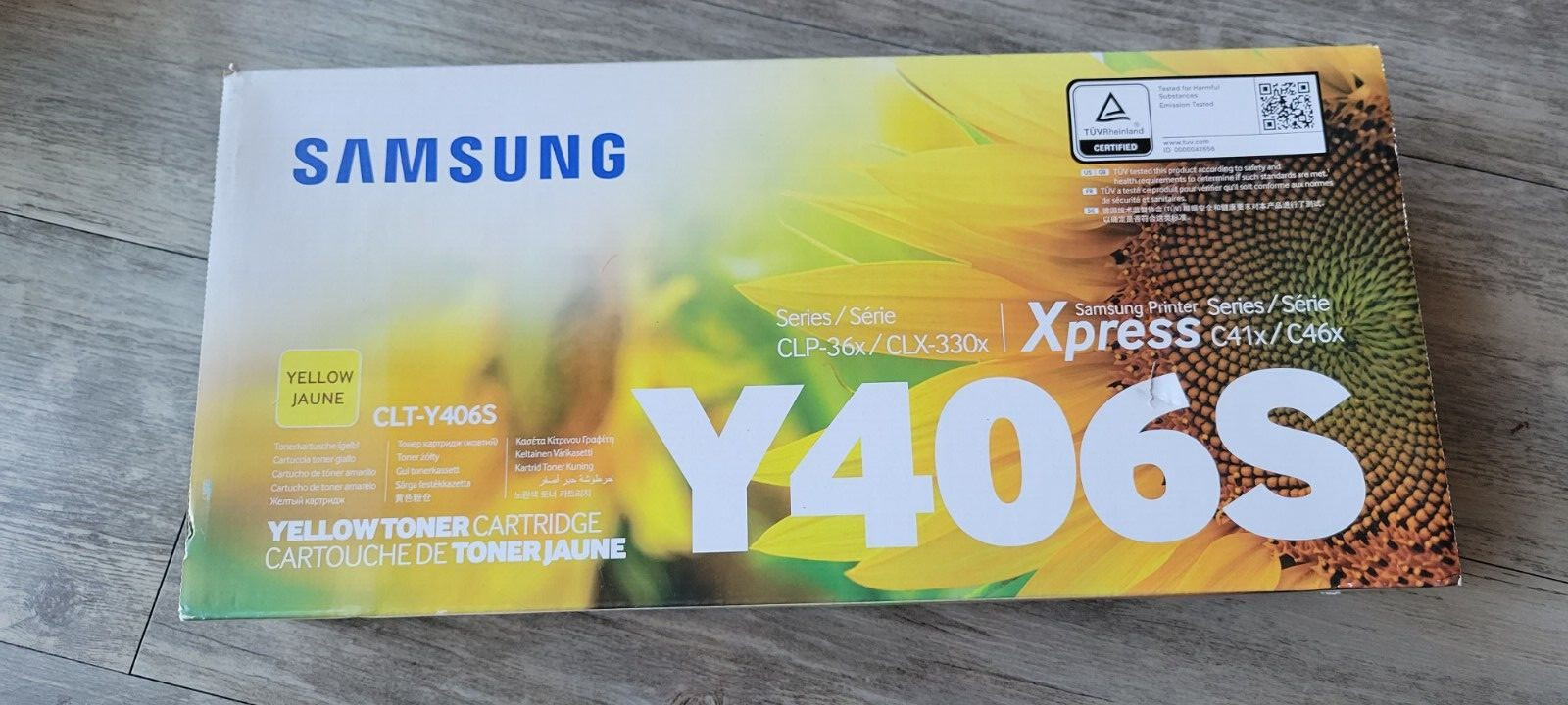 Genuine Samsung CLT-Y406S/XAA Yellow Laser Toner