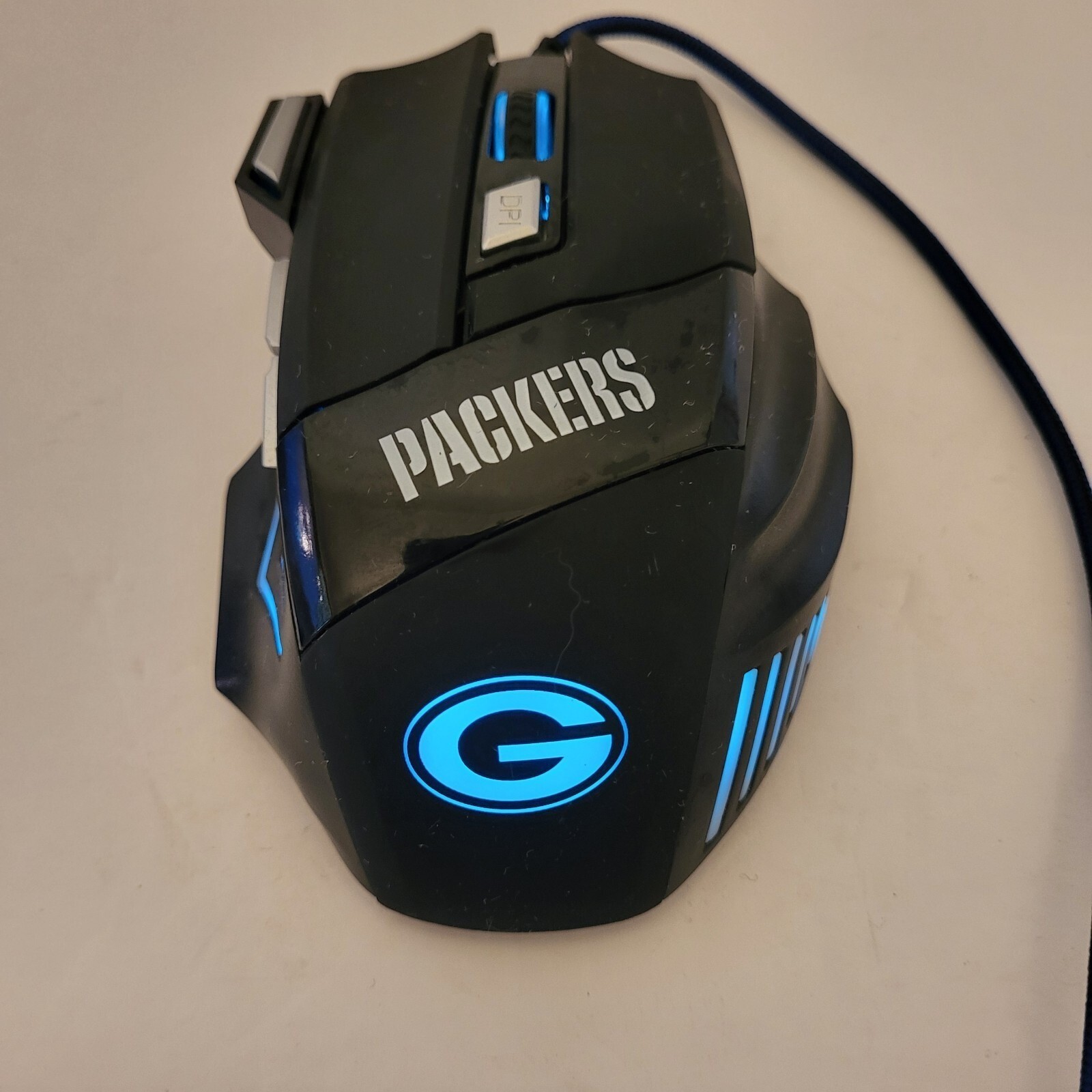 Green Bay Packers RGX-M2 Gaming Wired Mouse Soar RGB Ergonomic 7200DPI 7 Button