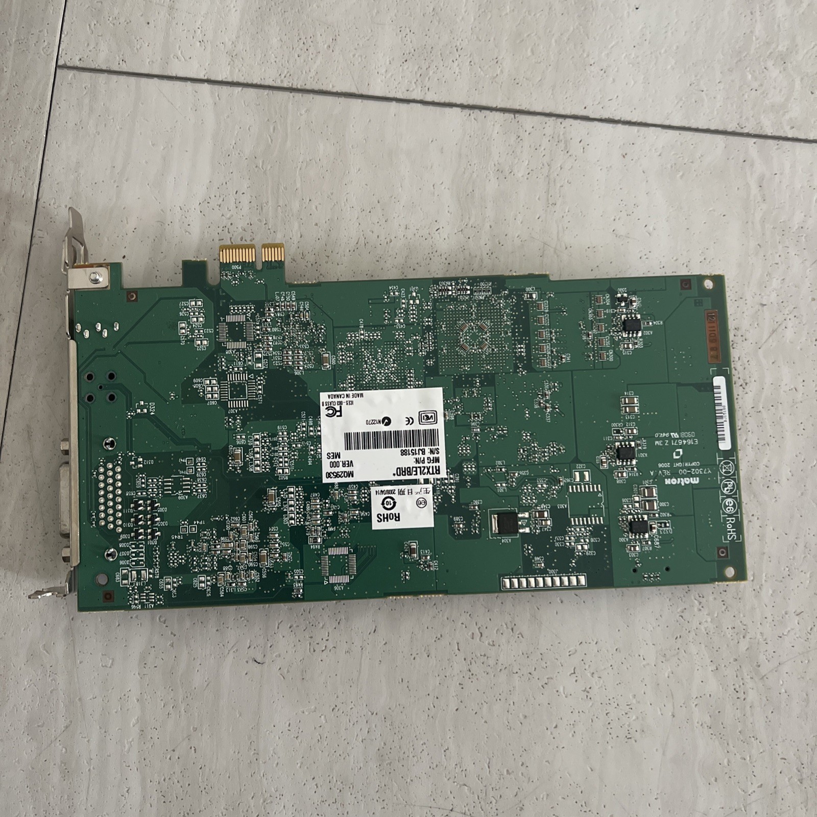 Matrox RT.X2 LE Capture/Editing Card
