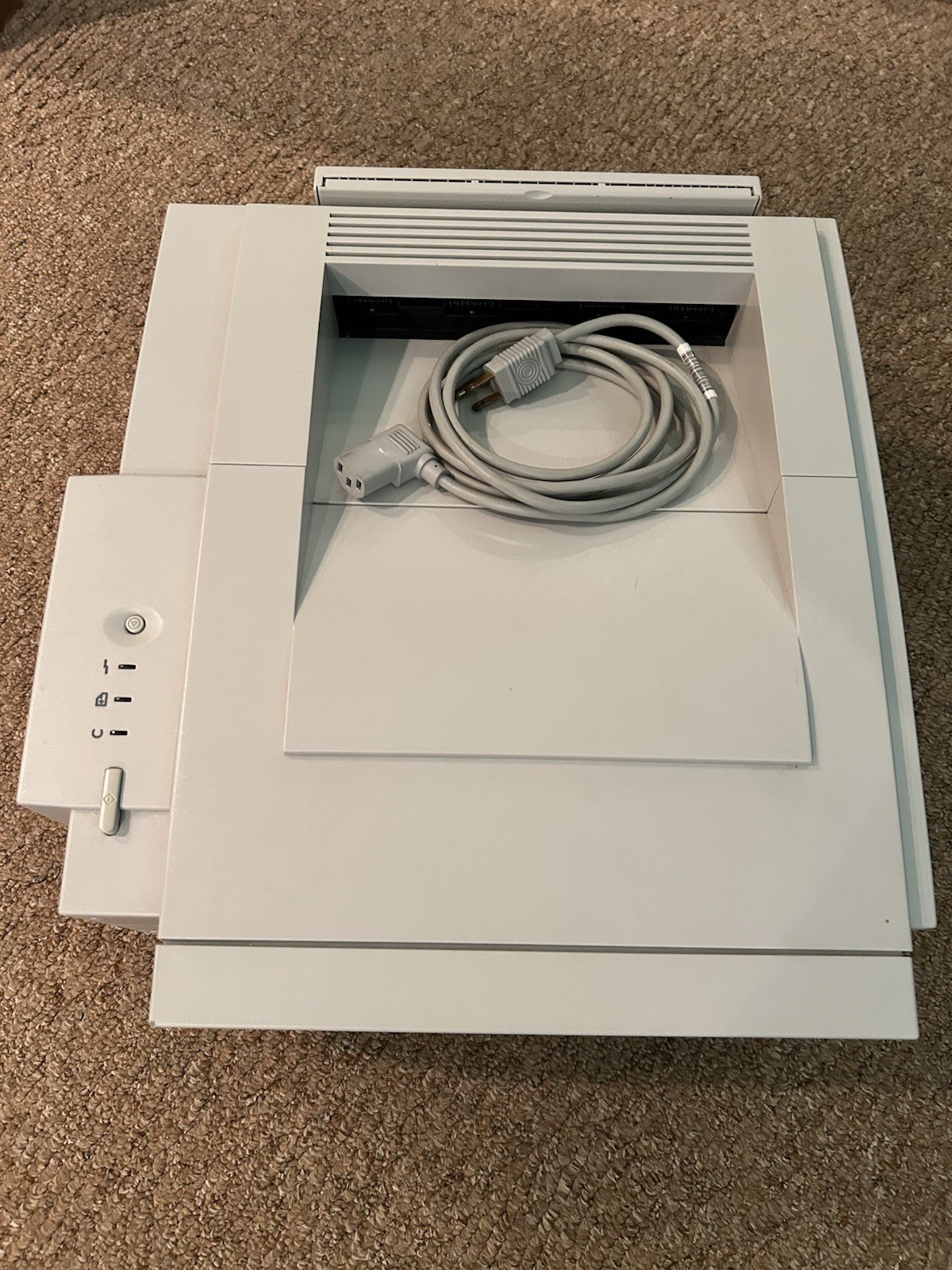 HP Laserjet 6P Laser Printer-Pg Count 19370 w/Power Cord+3rd Party Toner-TESTED