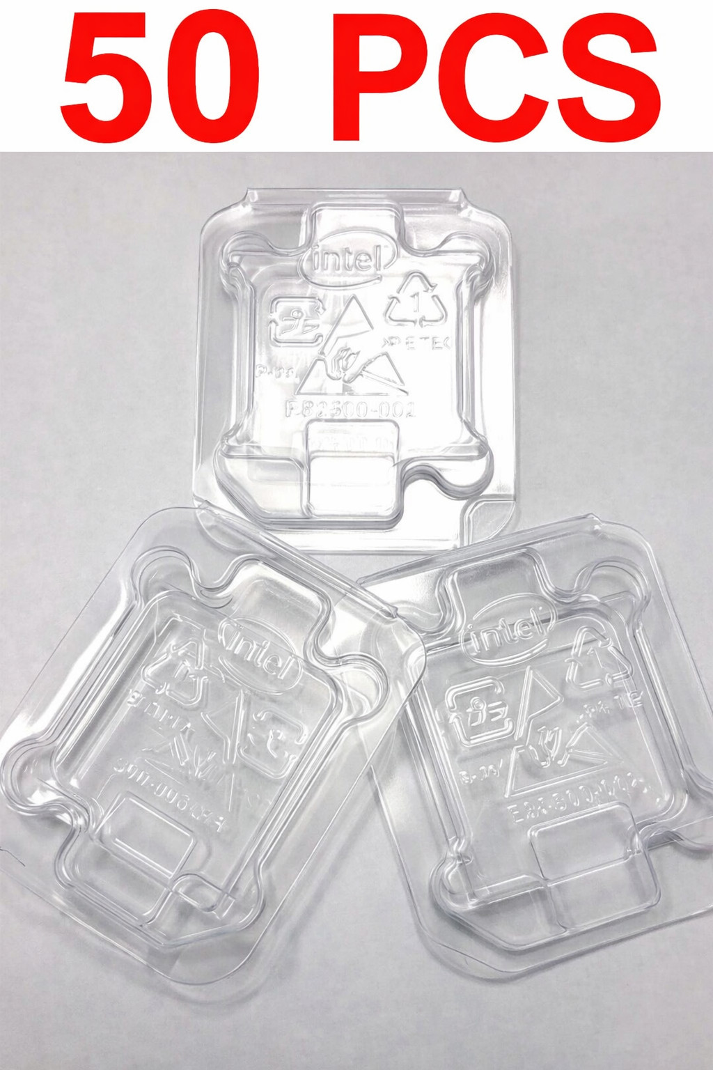 50PCS Genuine Intel CPU Clamshell Protective Case LGA1150/1151/1155/1156/1200