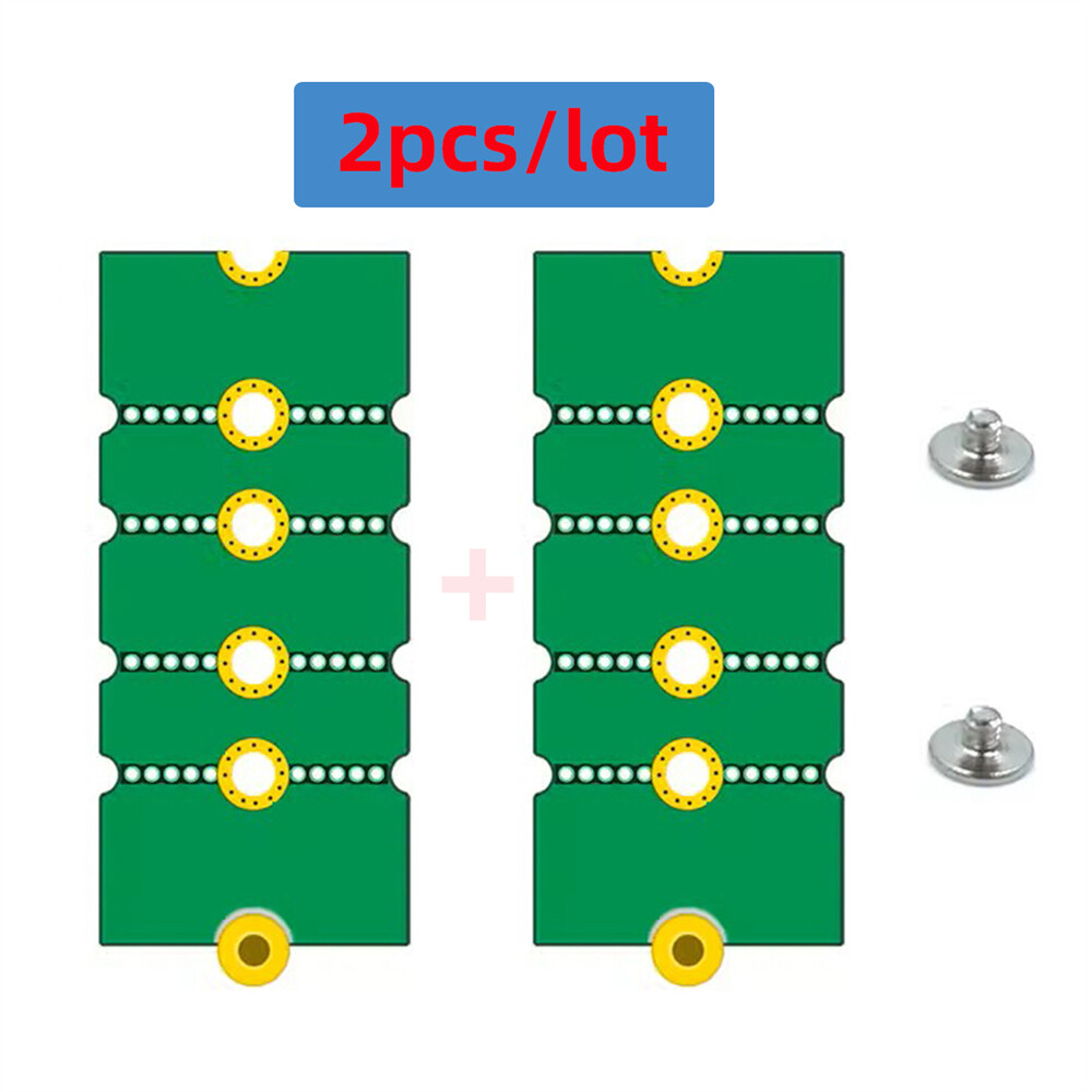 Cablecy 2pcs/lot M2 NGFF NVME M.2 Extended Adapter Transfer 2230 2242 2260 2280