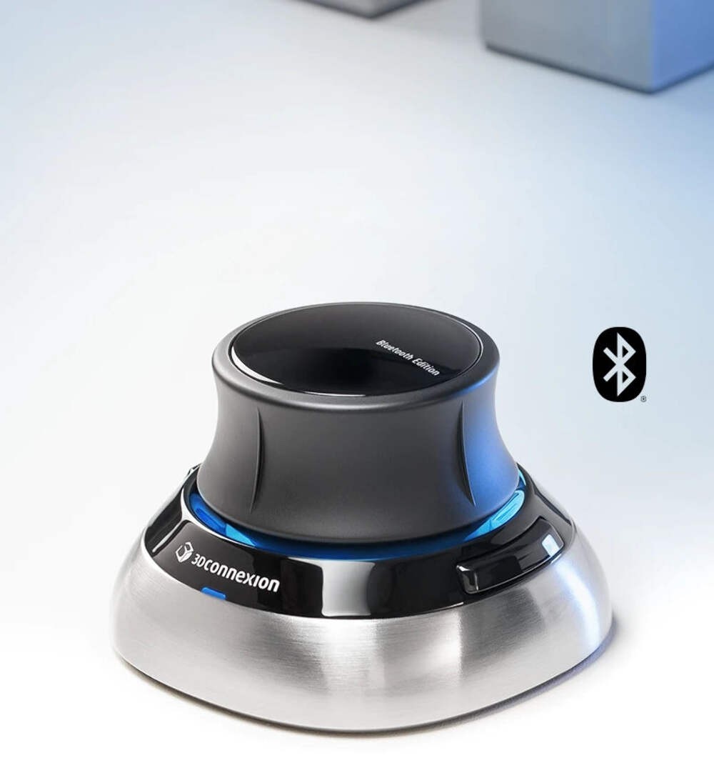 3Dconnexion SpaceMouse Wireless Bluetooth Edition - 3D Mouse for CAD & Design