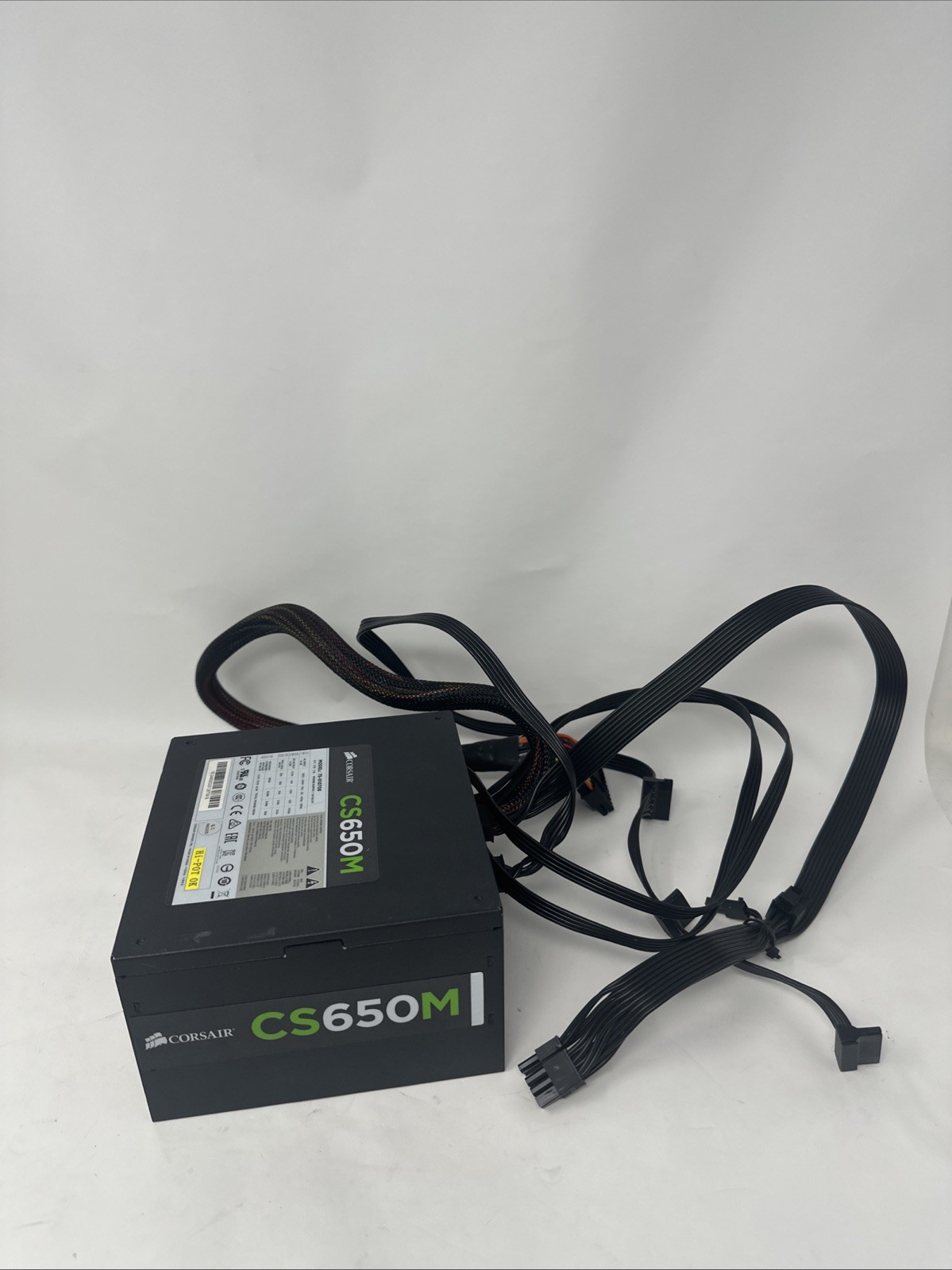 Corsair CS650M POWER SUPPLY. Untested for Parts