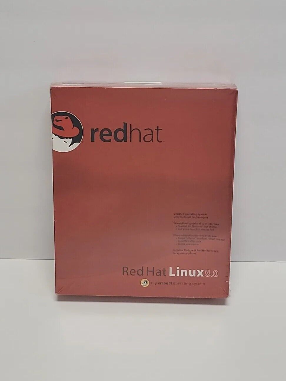 Red Hat Linux 8.0 Operating System Software OS Big Box Brand New Factory Sealed