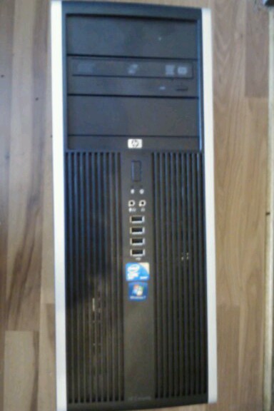 HP 8000 elite C2D win 7pro3GHz 2GB  250Gb DVD/RW win 7pro COA, WIFI