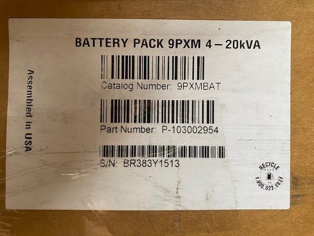 Eaton 9PXM Extended Battery Module External Battery Pack Model 9PXMBAT