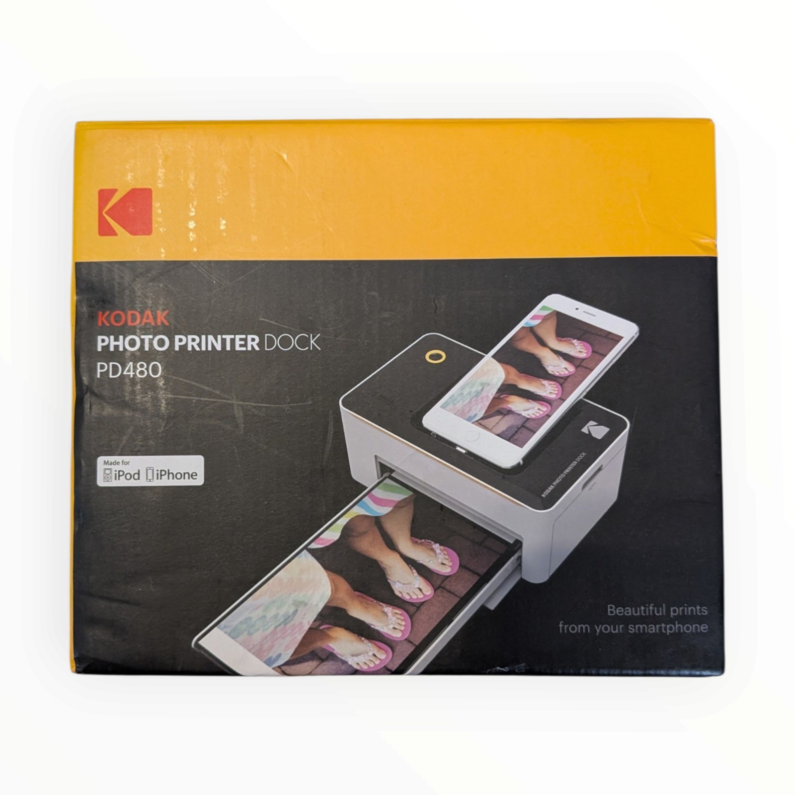 Kodak Photo Printer Dock PD480 Instant 4x6 Smartphone Printer w/ Photo Paper