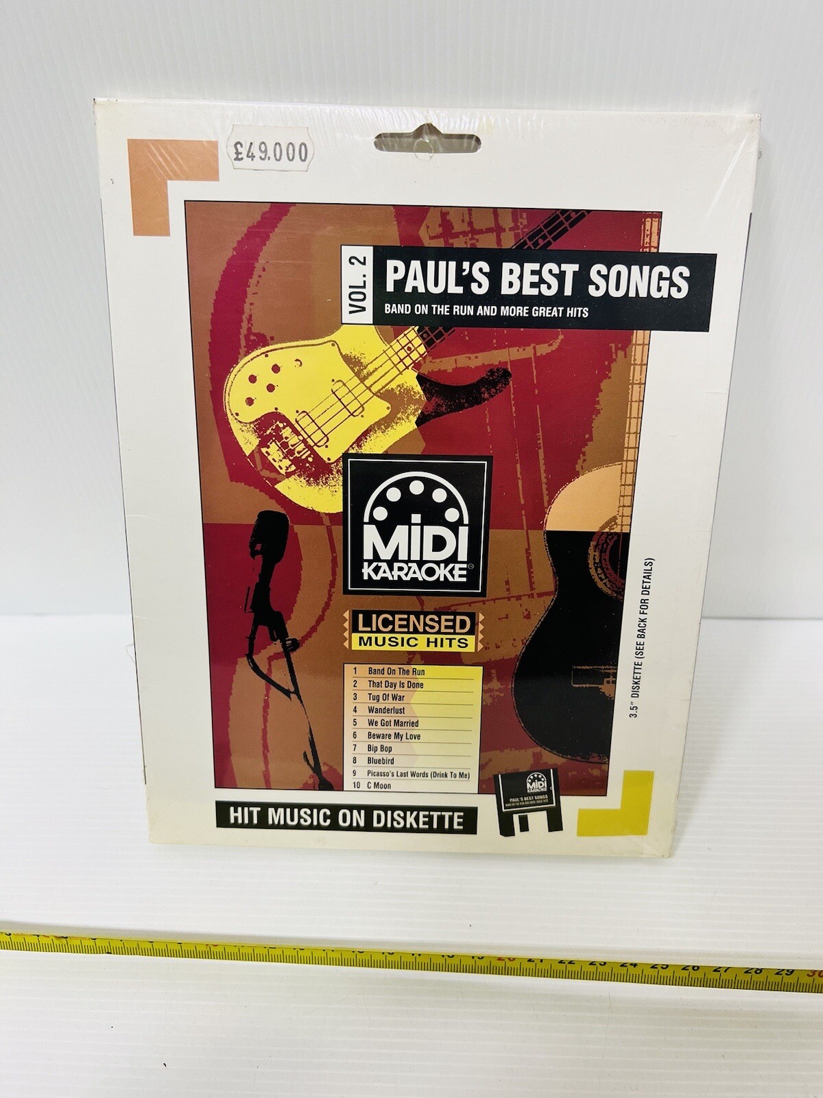 Paul's Best Songs Midi Karaoke Floppy Disk PC Software Sealed New