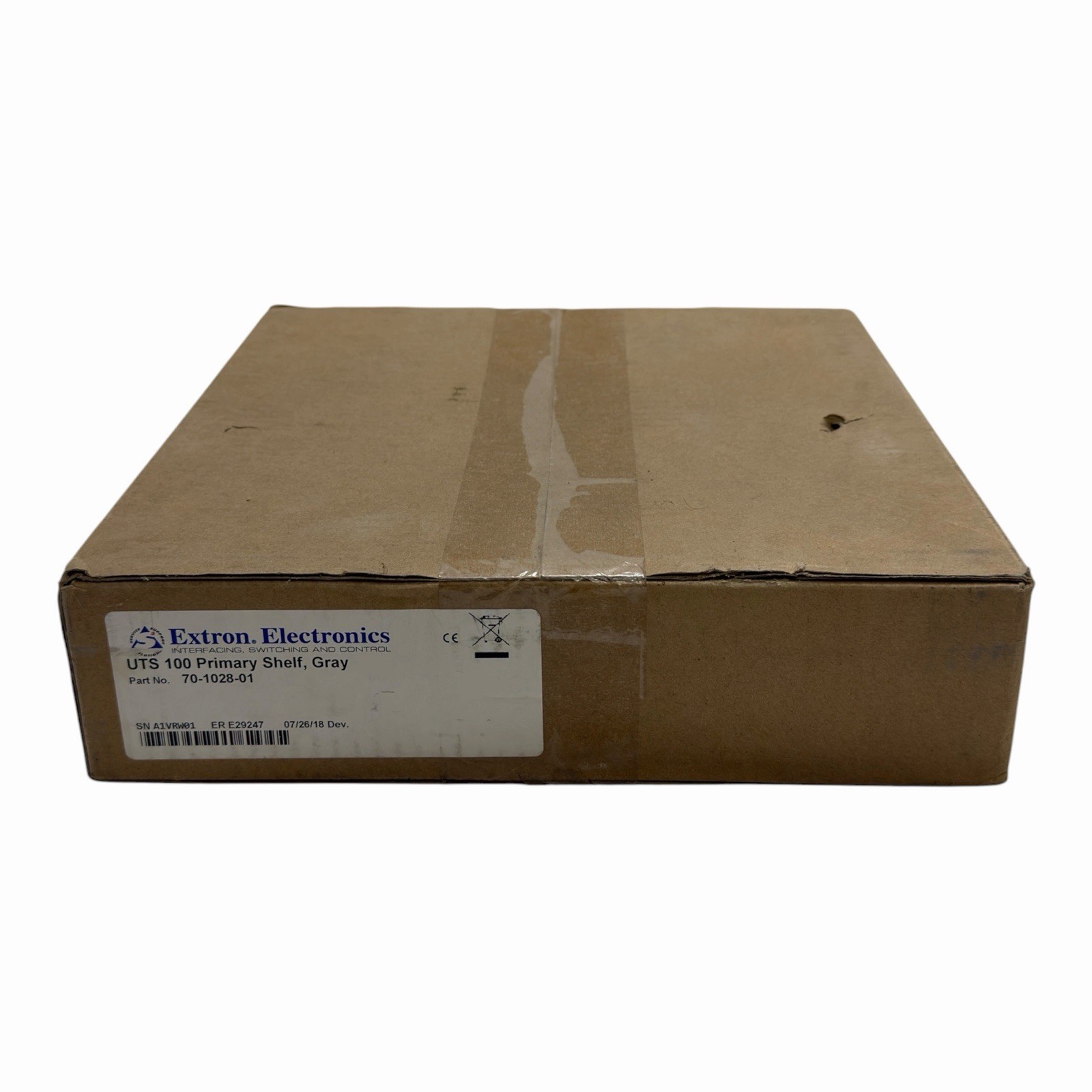 NEW Extron UTS 100 Primary Shelf Under Table Shelf, Gray 70-1028-01 (Z5)