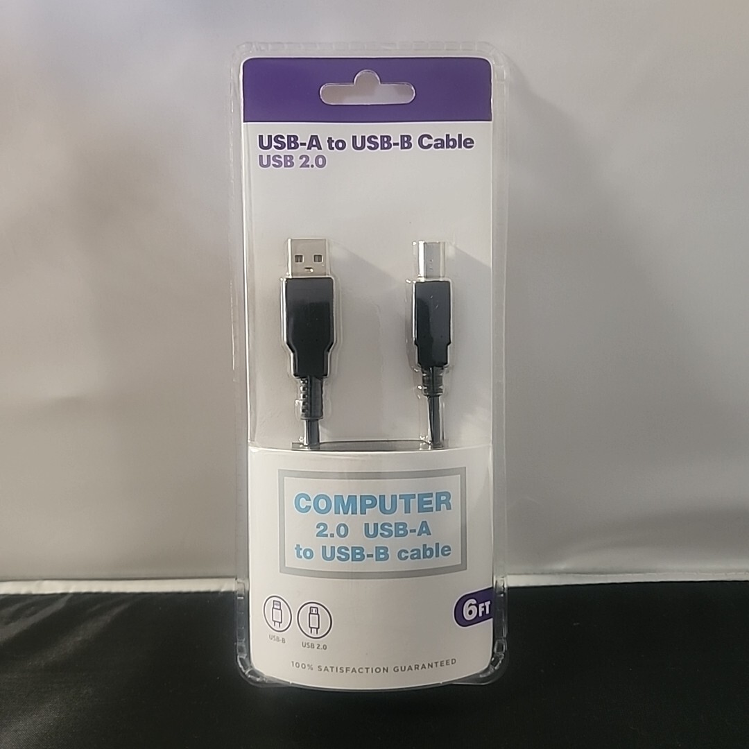 Infinitive USB-A To USB-B Cable USB 2.0 6FT SEALED NEW  