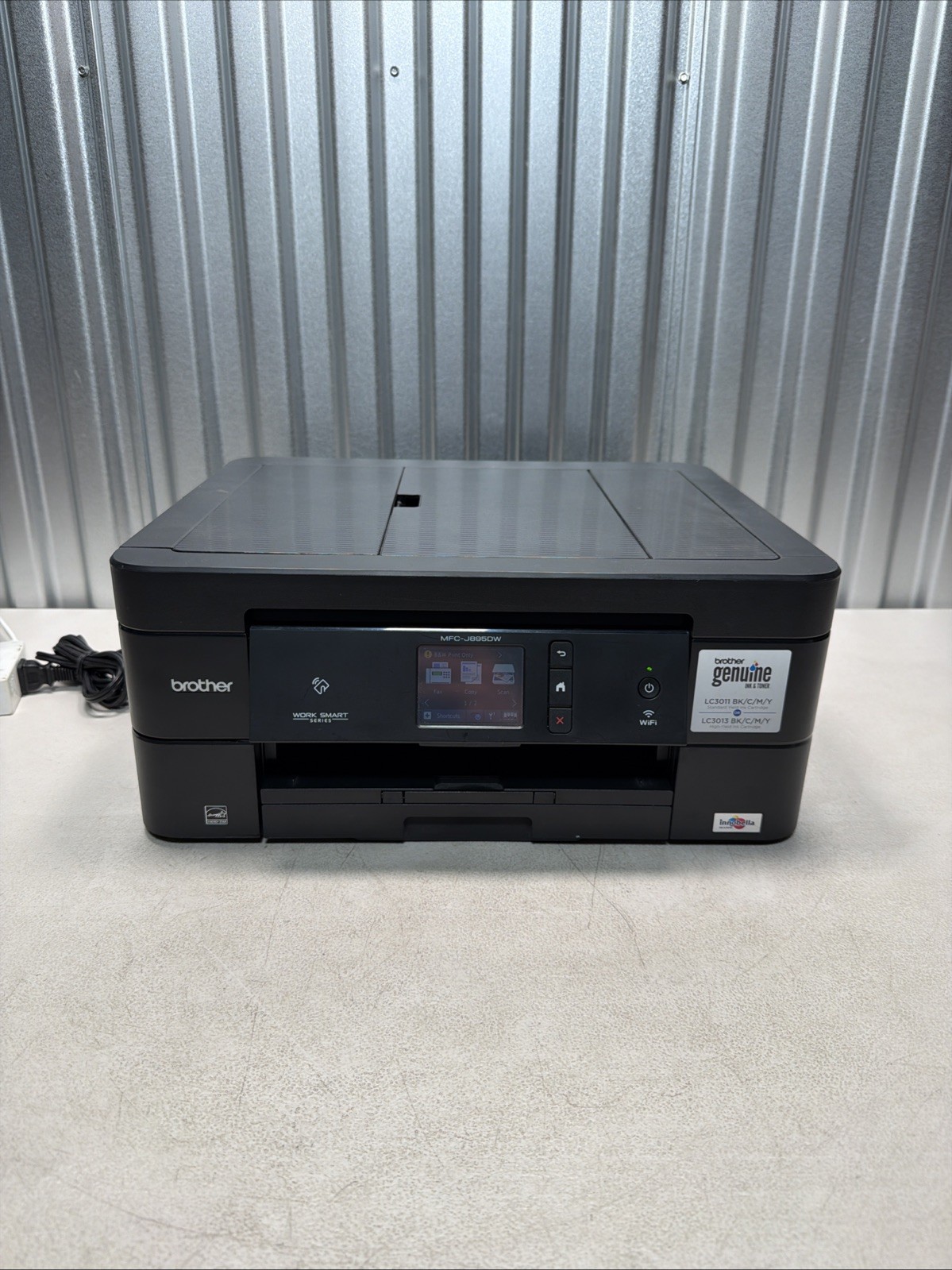 Brother MFC-J895DW All-In-One Color Inkjet Printer Fax Scanner - Needs Ink