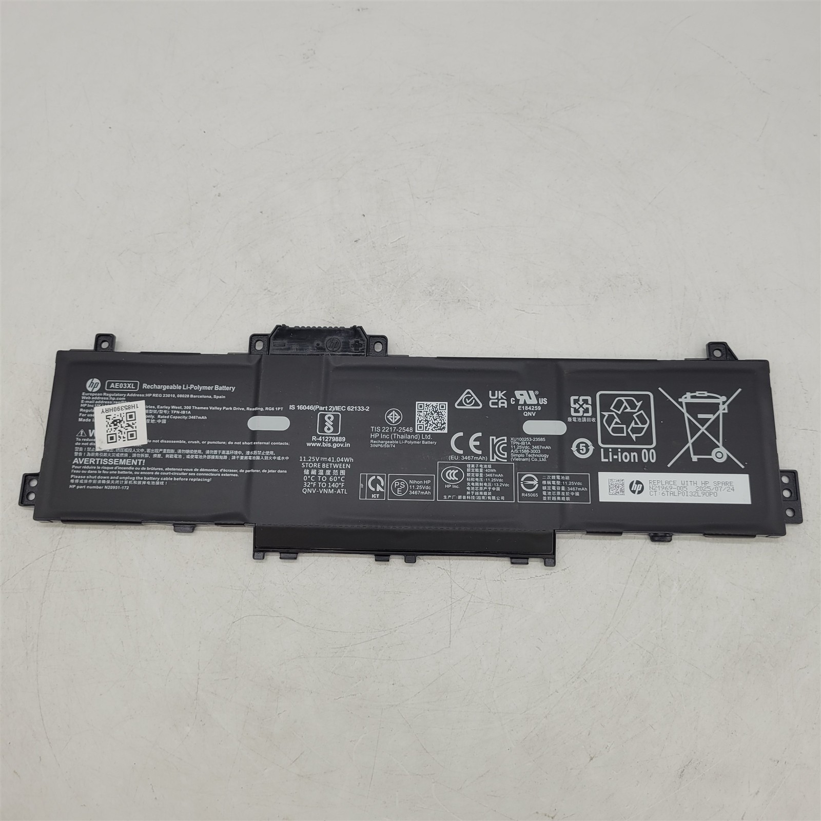 OEM Original Battery Pack Replacement for HP 15.6" Laptop 15-fc Series