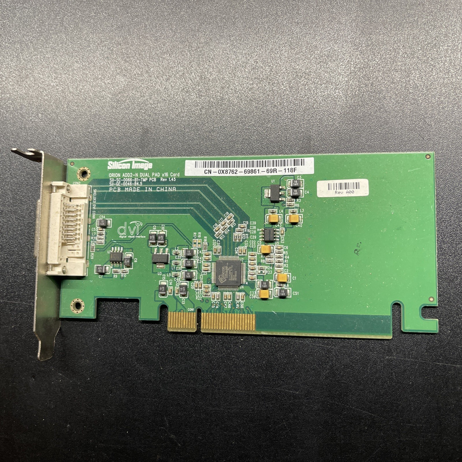 Silicon Image Orion ADD2-N Dual Pad x16 Graphics Card PCIE DVI-D Port CN-0X8762
