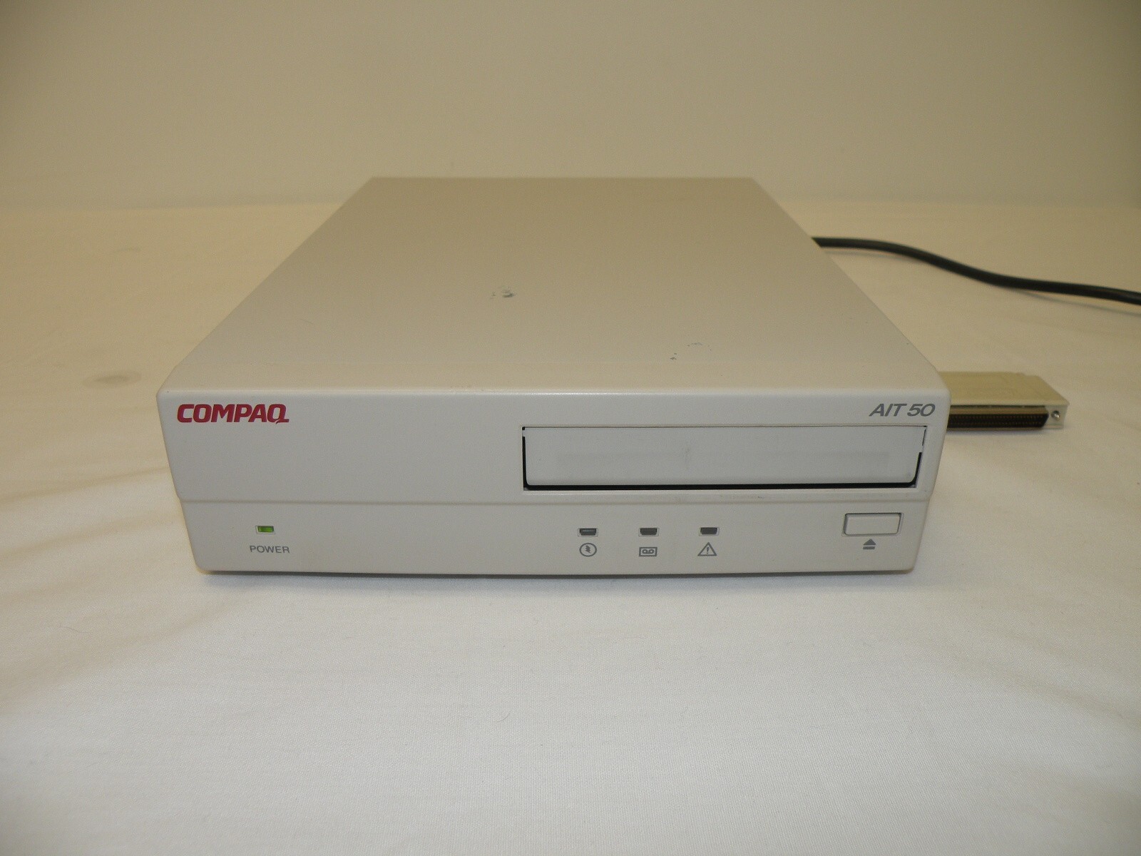 COMPAQ AIT 50 DESKTOP TAPE DRIVE 159611-001 153615-001 W/ TERMINATOR & PWR CORD