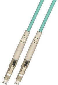 Direct Burial/Outdoor LC-LC 2-Strand Fiber Optic Cable 10Gb Multimode 50/125 15M