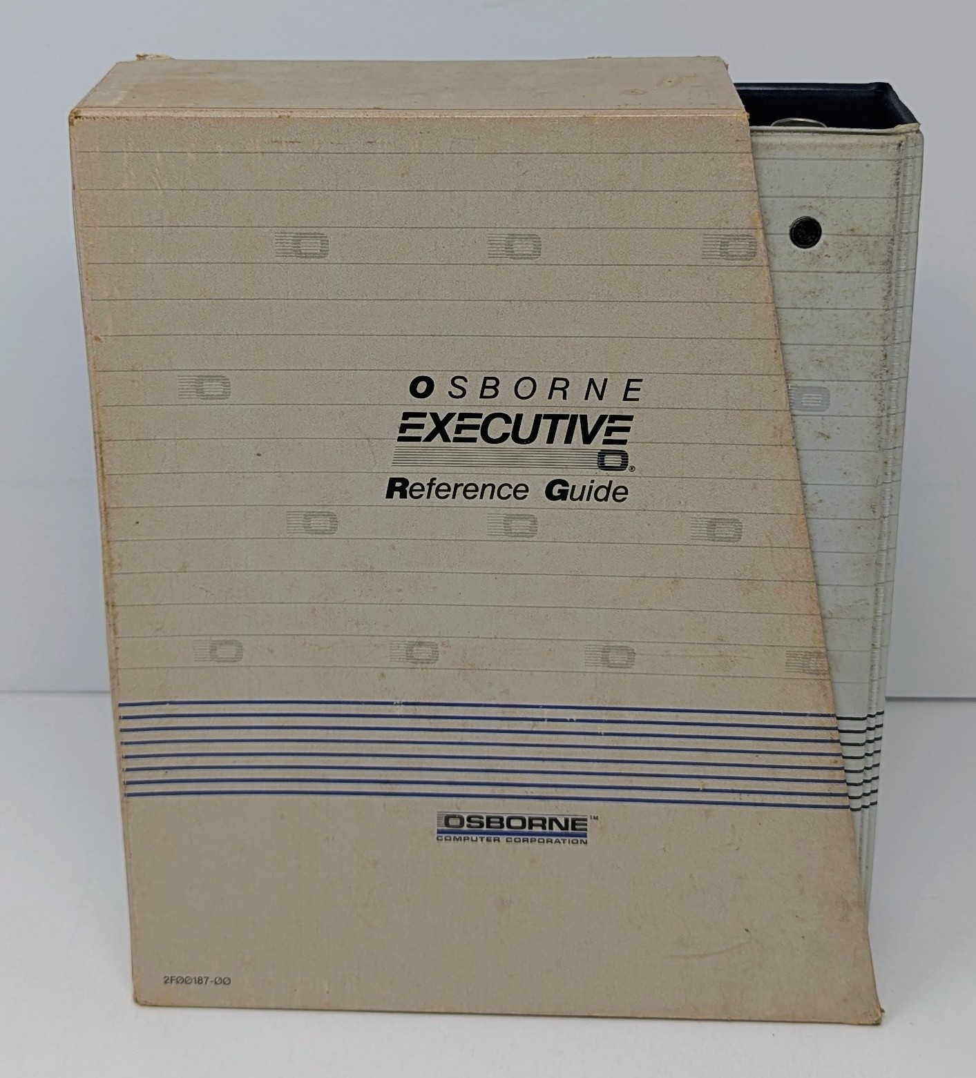 Osborne Executive Reference Guide Binder -  WordStar, SuperCalc, CP/M, CBASIC
