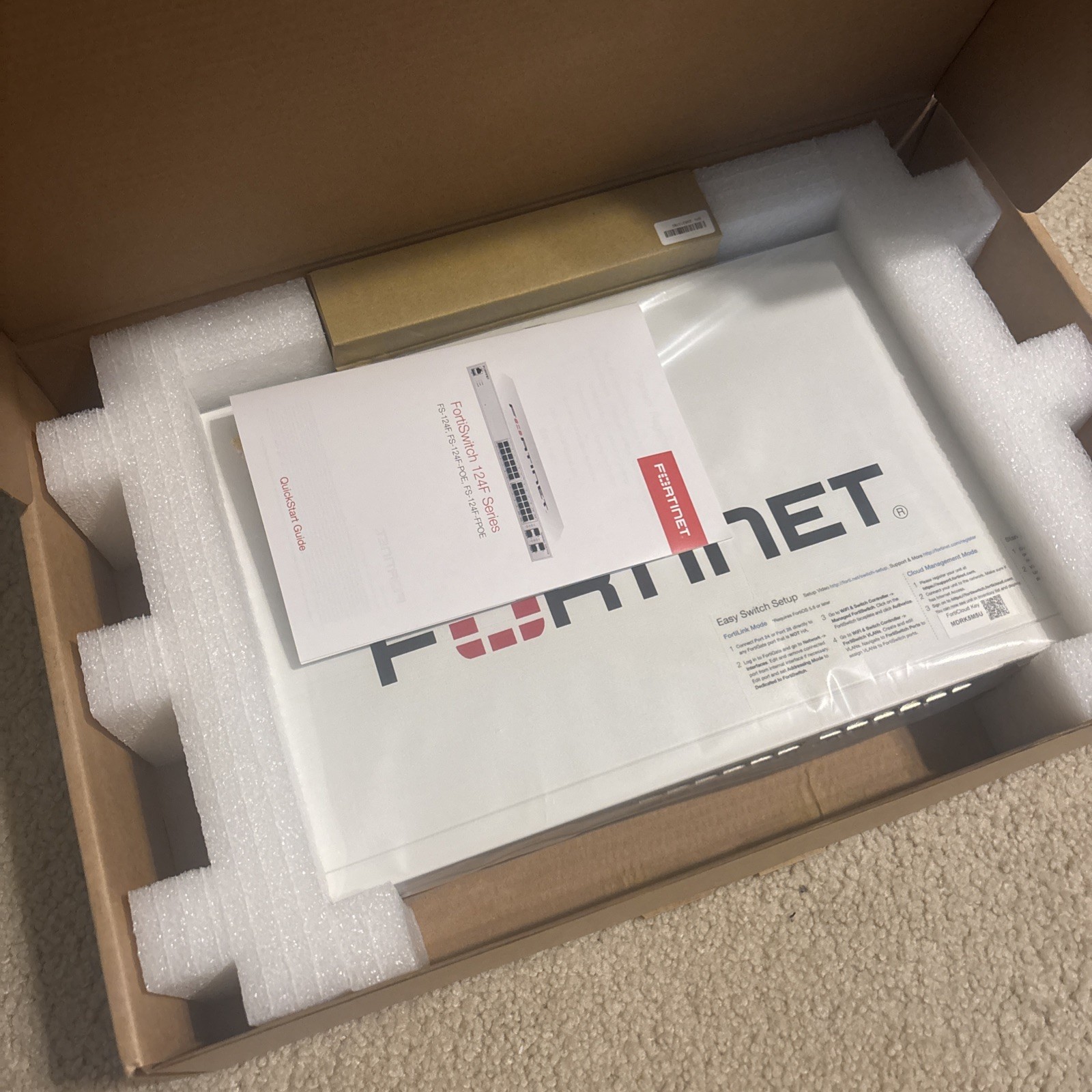 Fortinet FortiSwitch FS-124F-POE Ethernet Switch FS124FPOE