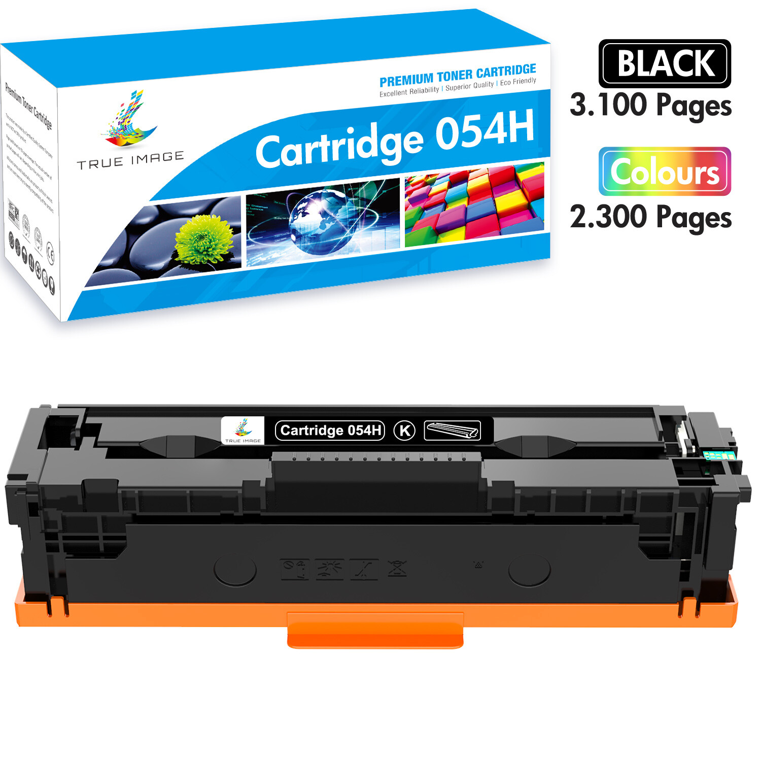 1PK CRG-054 Toner for Canon Color imageCLASS MF640C MF642Cdw LBP622Cdw LBP623CDW