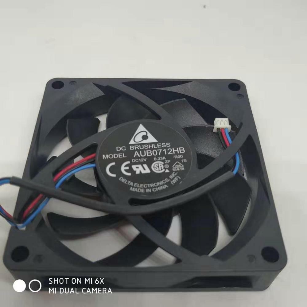 For Delta AUB0712HB-R00 12V 0.33A 7015 7cm projector chassis cooling fan 3pin