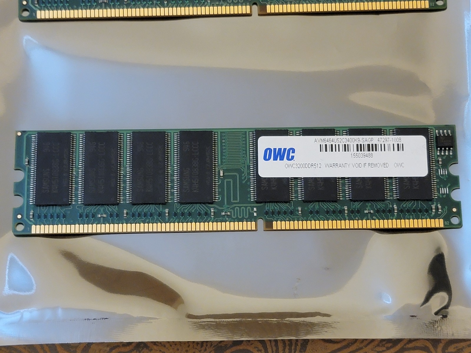OWC Other World Computing 512mB PC3200 DDR OWC3200DDR512 400MHz Memory RAM #2 व