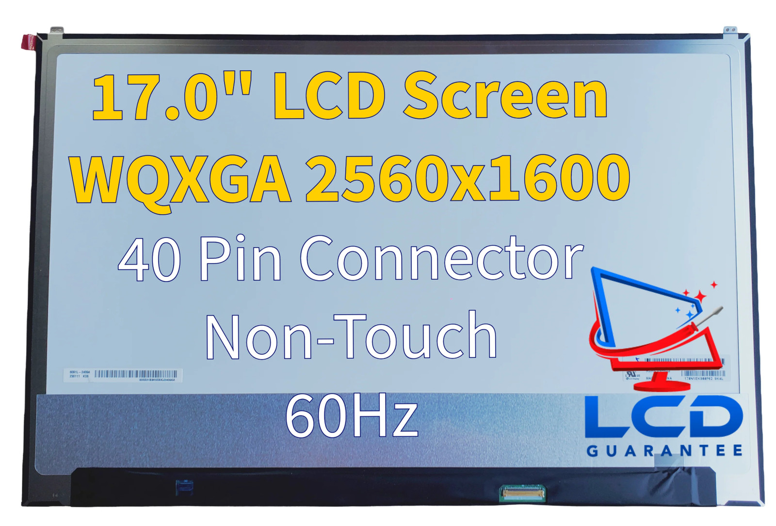LG Gram 17Z90Q-K.ADC9U1 17" Non-Touch IPS WQXGA Replacement LCD Screen Panel