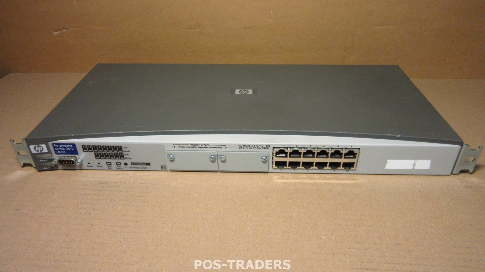 HP J4812A ProCurve 2512 12-Port 10/100 Network Managed Switch - NO MODULES