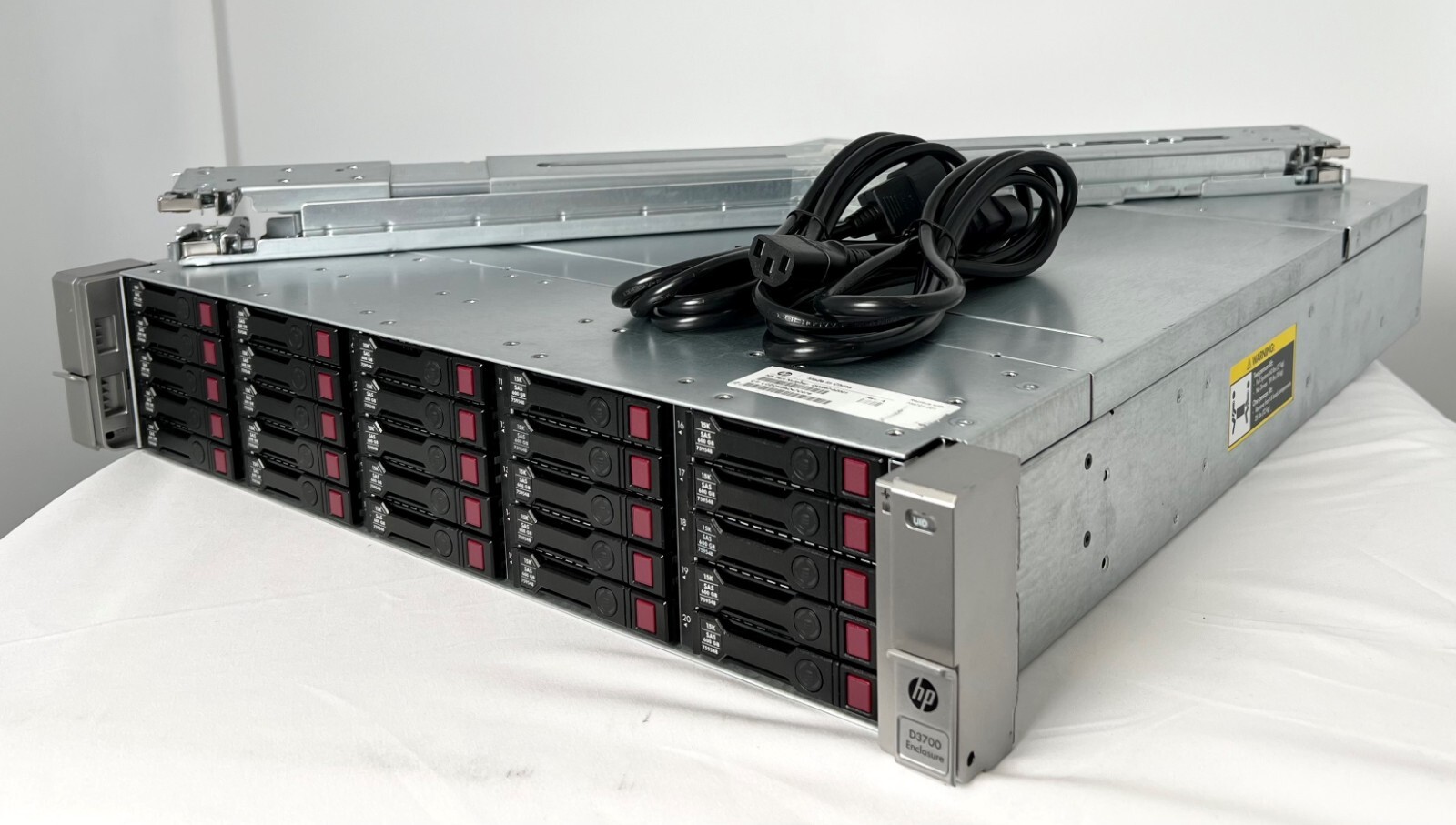 HPE D3700 15TB SAS HDD 25SFF 2U DAS Storage Solution - 3 Year Warranty