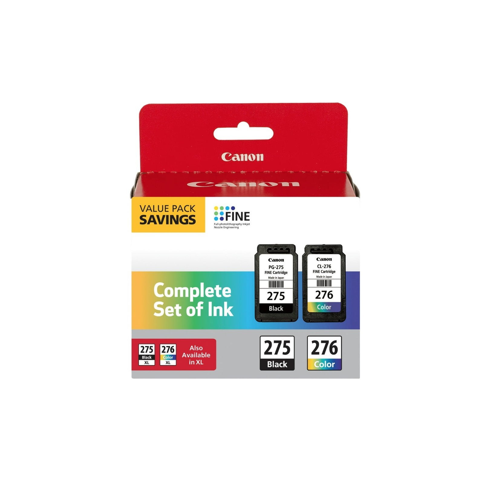 Canon PG-275 CL-276 Genuine Ink Cartridge Combo Pack Black Color FREESHIP