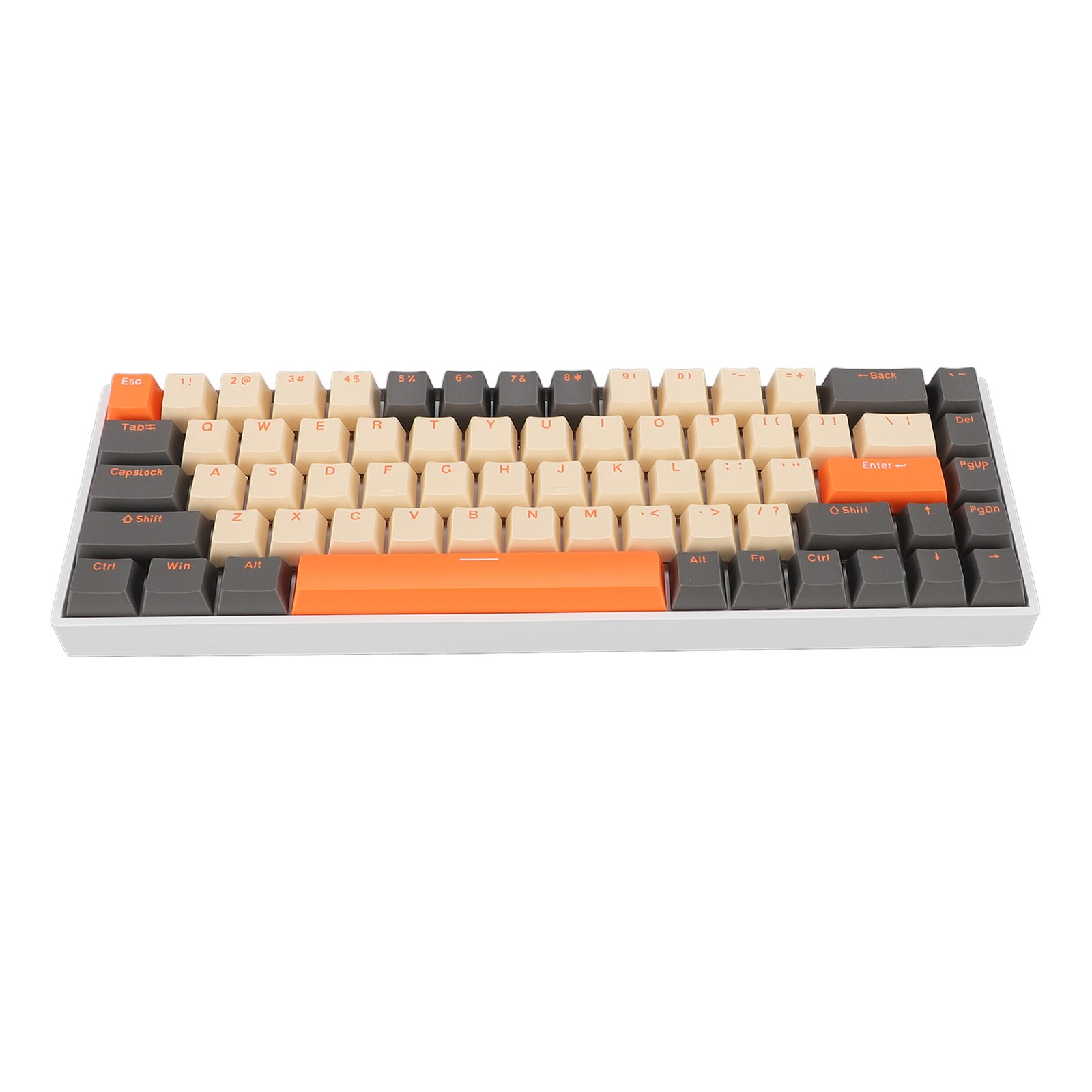 60 Percent Mechanical Keyboard 68 Keys RGB Backlit Ergonomic Type C Wired G WICS