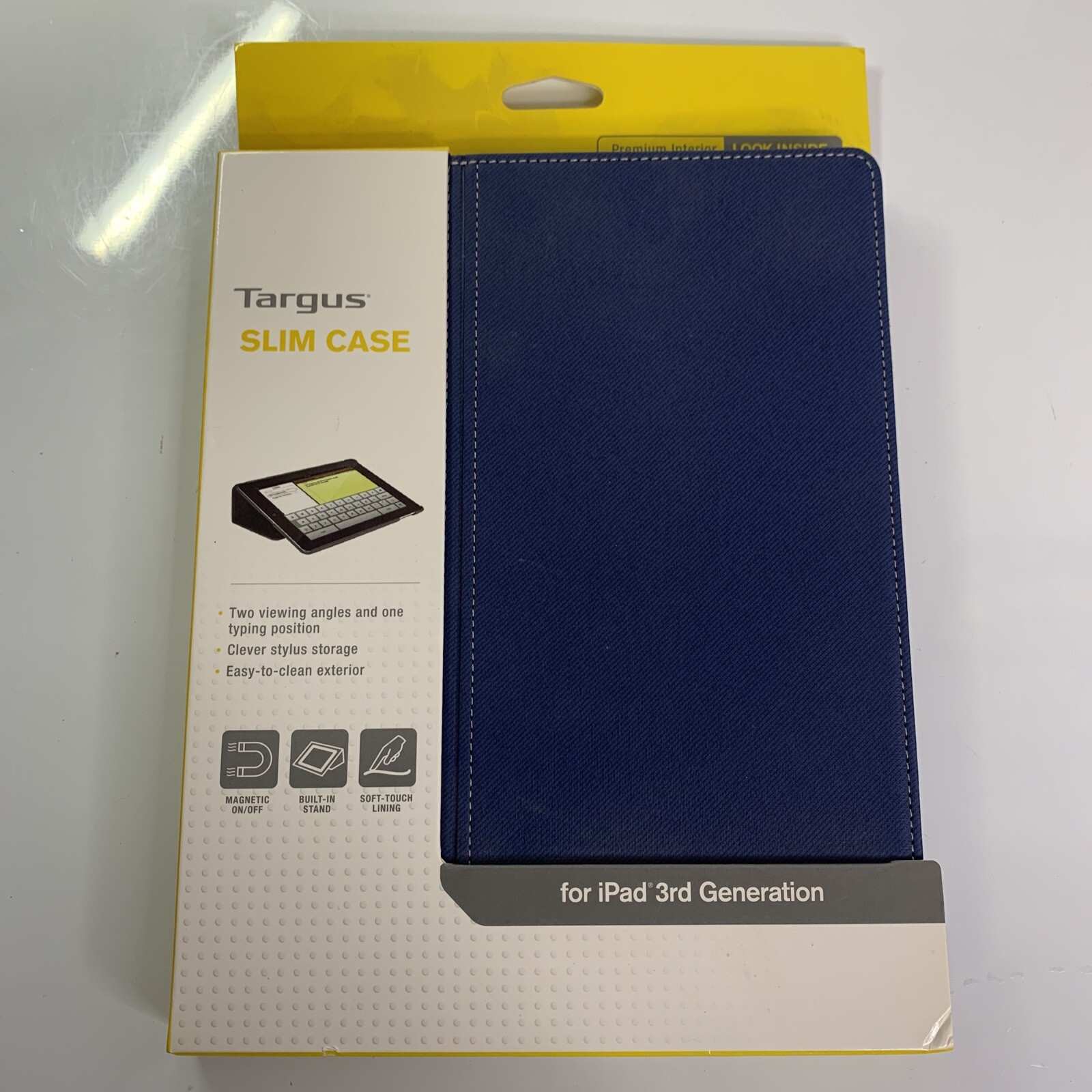 Targus Simply Basic Cover for iPad 2nd & 3rd Generation Slim Light Blue NEW  870
