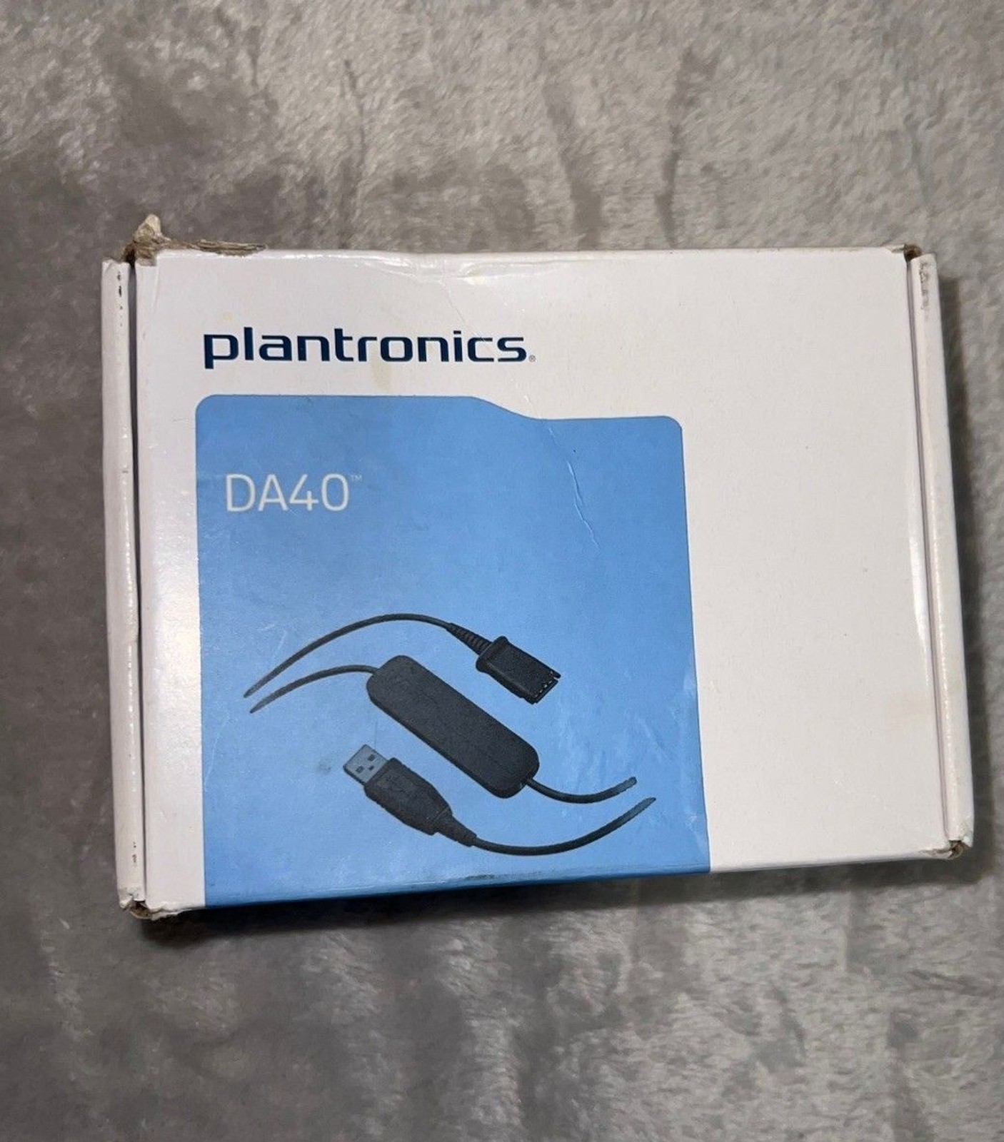 Plantronics DA40 USB to Headset Adapter.