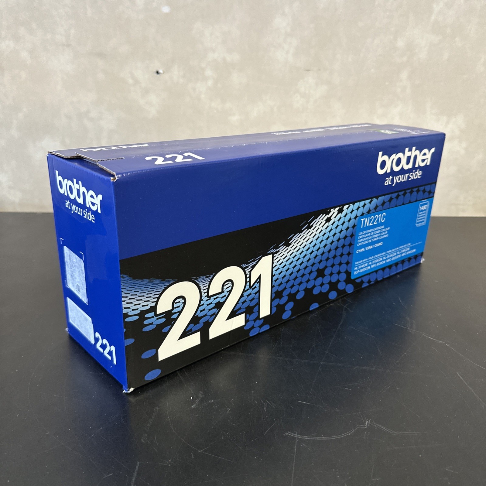 Brother Genuine TN221C Cyan Toner Cartridge (TN221C)