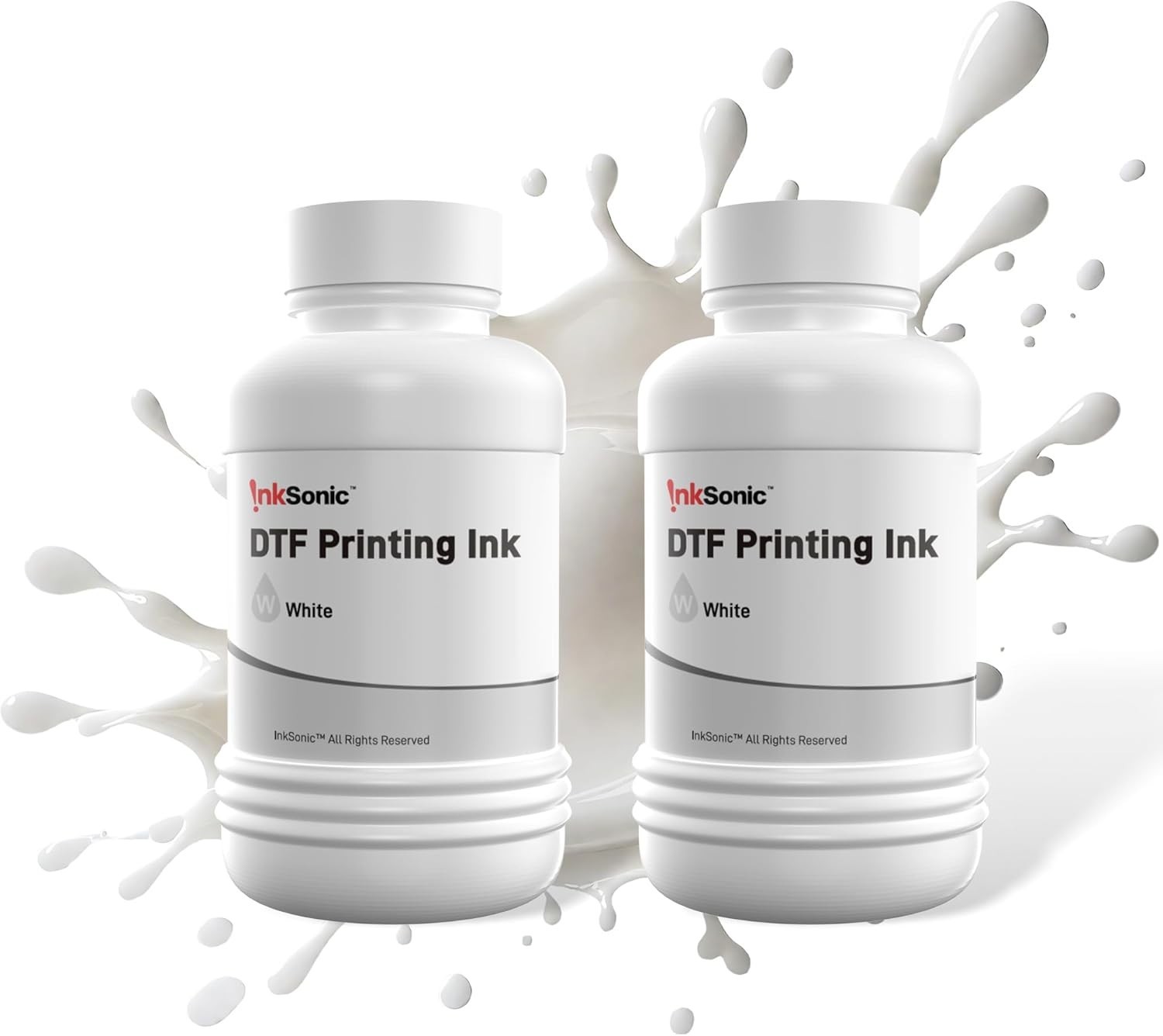 InkSonic DTF Ink 500ML Refill Ink Compatible for All DTF Printer (2 x 250ml) NIB