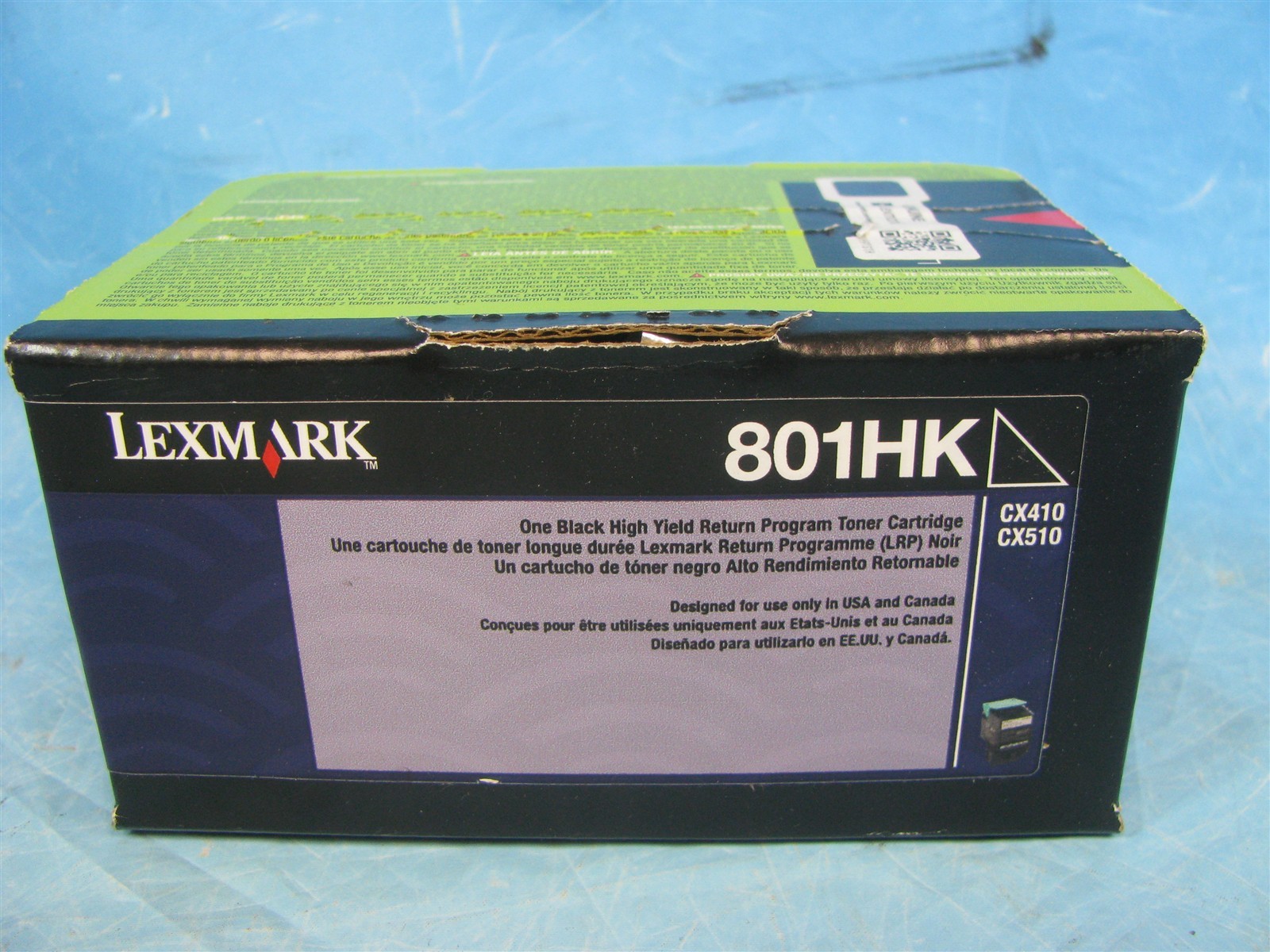 Genuine Lexmark 801HK BLACK High Yield Toner Cartridge CX410 CX510
