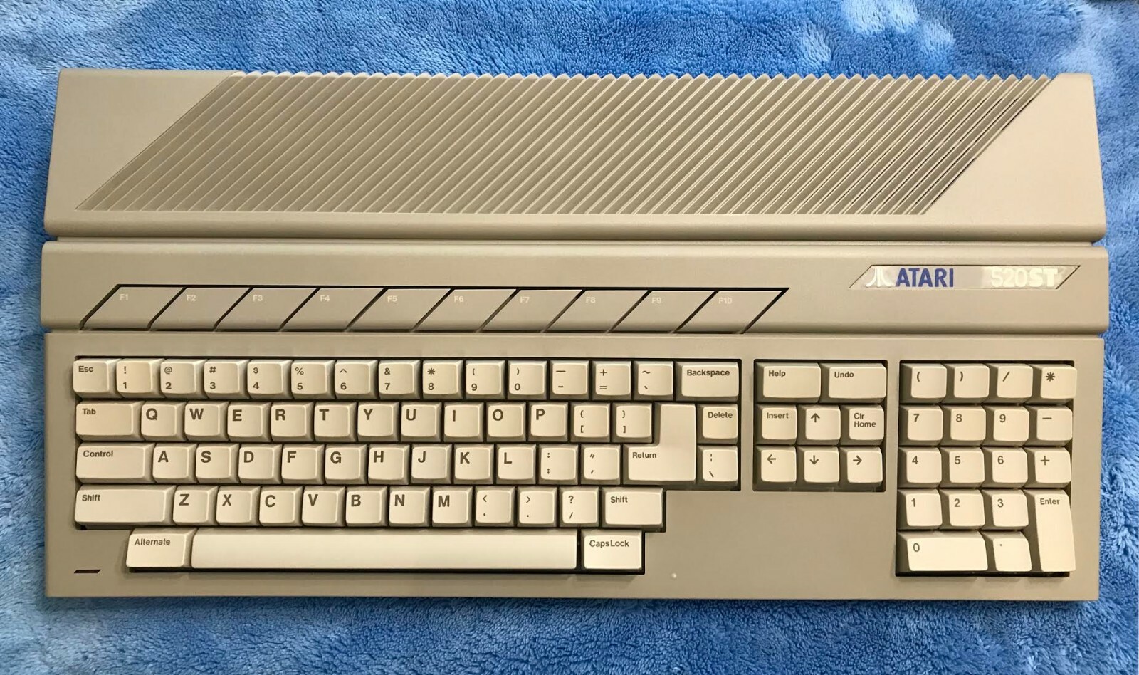 Atari 520ST 1040ST keyboard keys and plungers USA English layout