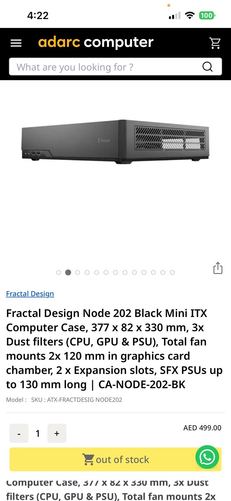 fractal design node 202 Compact Computer Case