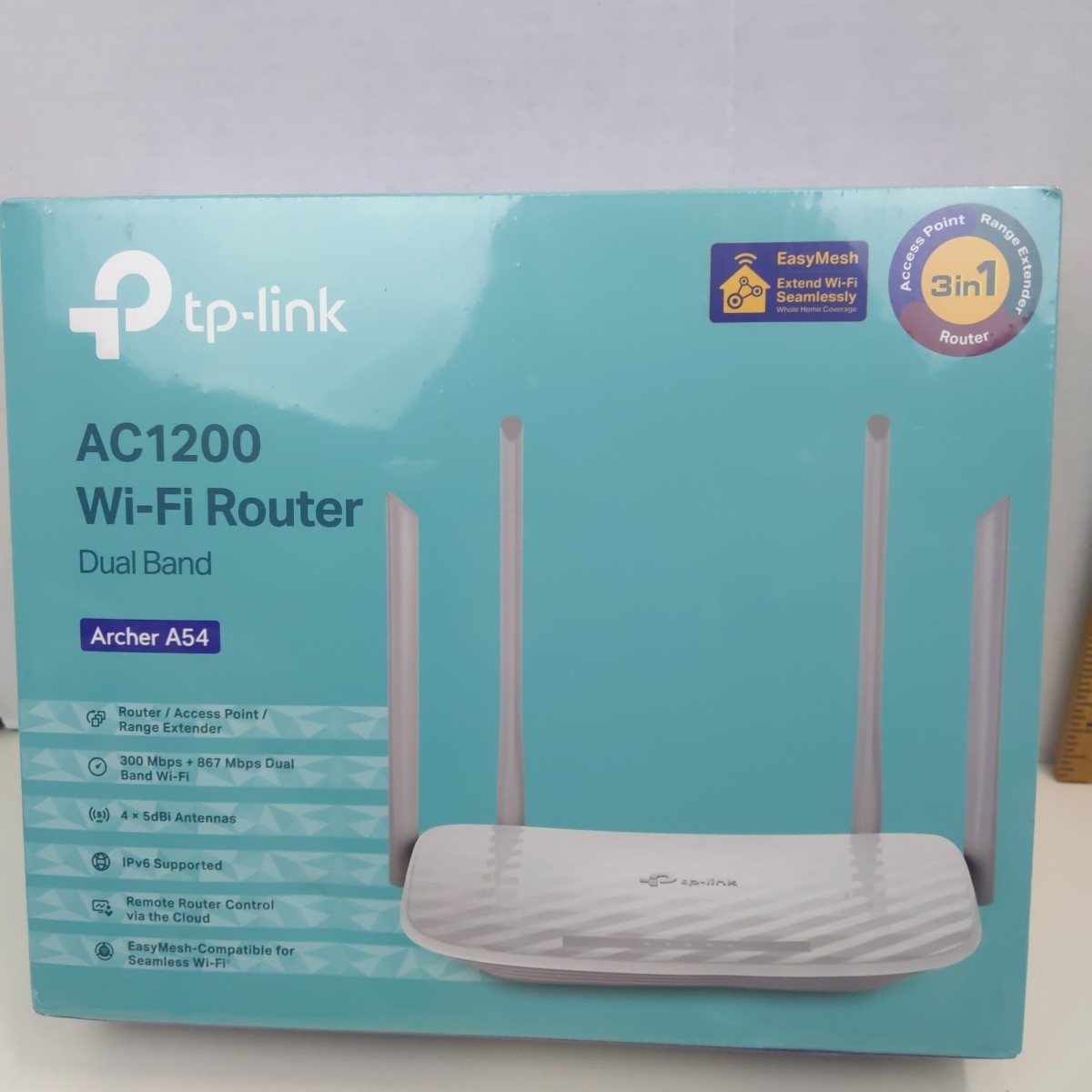 TP Link Archer A54 AC1200 Dual Band WiFi Router EasyMesh Access Point NIB