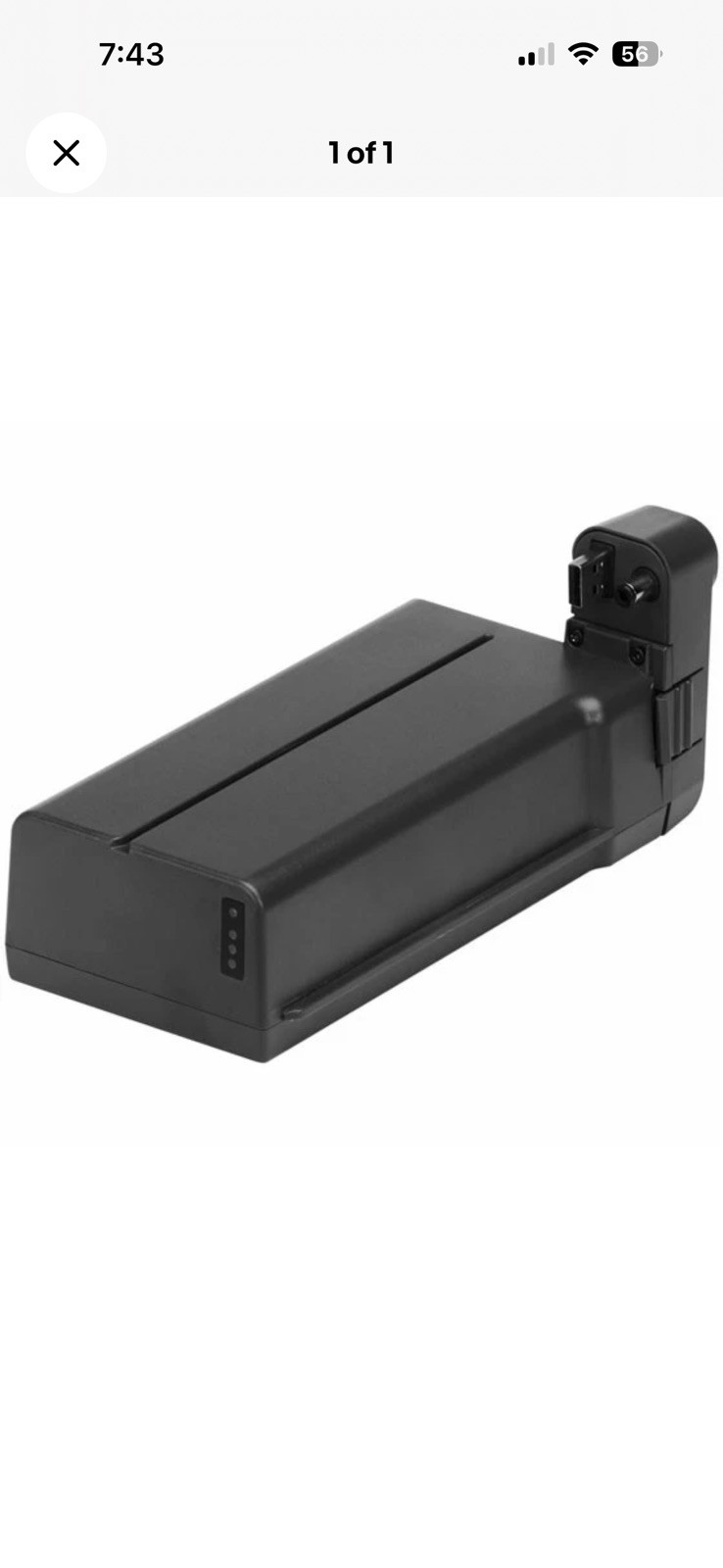 Zebra P1080383-603 printer/scanner spare part/accessory Battery 1 pc(s)