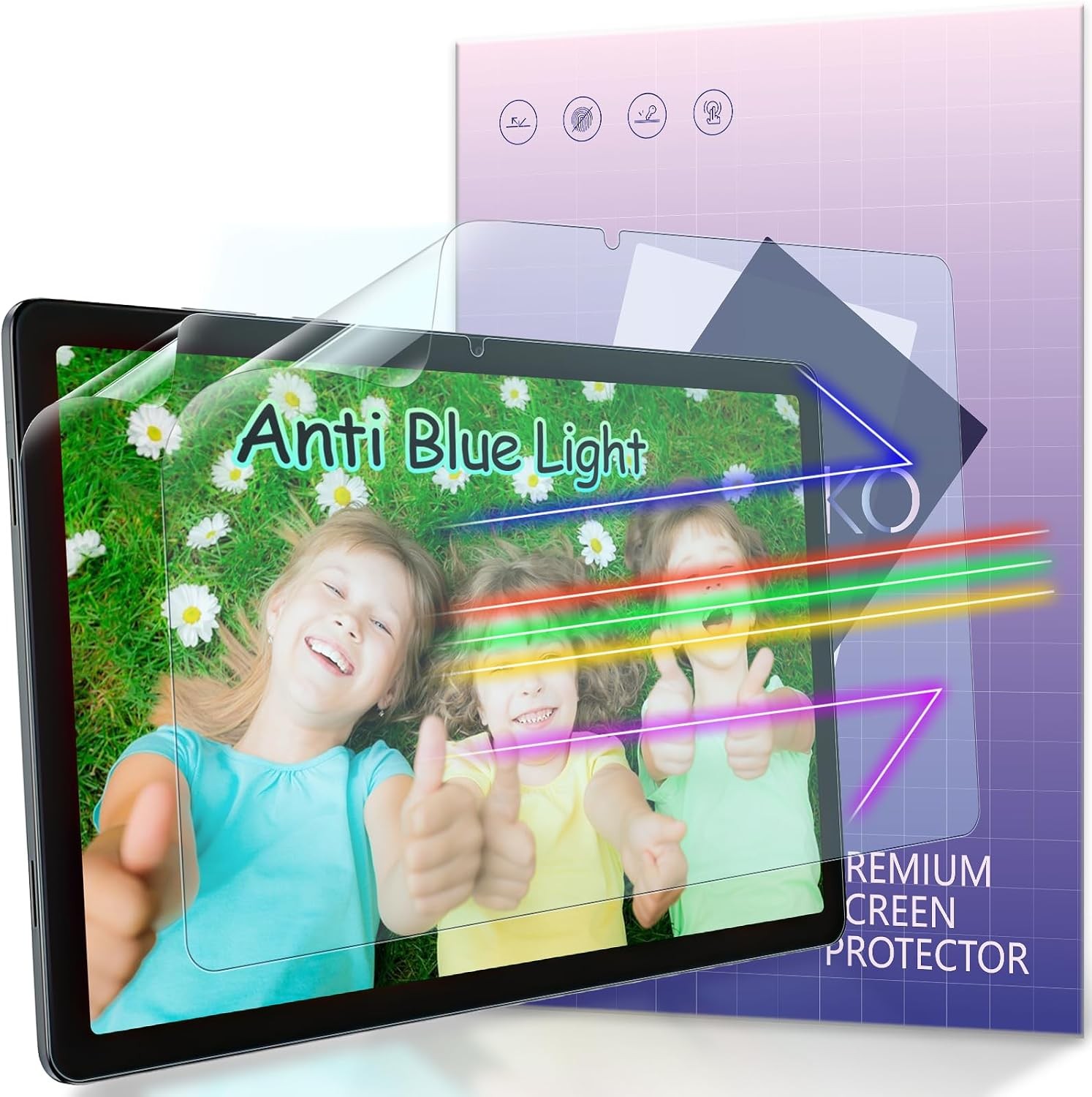 2 Pack Anti Blue Light Screen Protector for Samsung Galaxy Tab A11 Plus 11-Inch