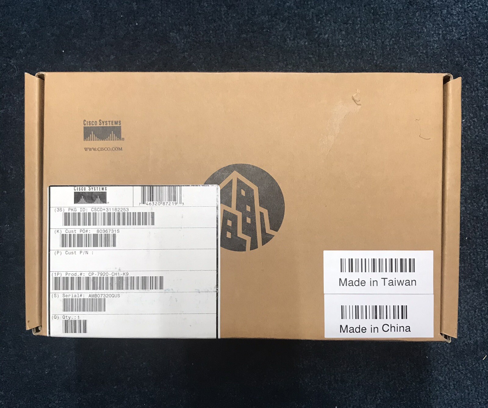 Cisco CP-7920-SW-K9-FCC  Wireless with  Battery NEW Sealed Box