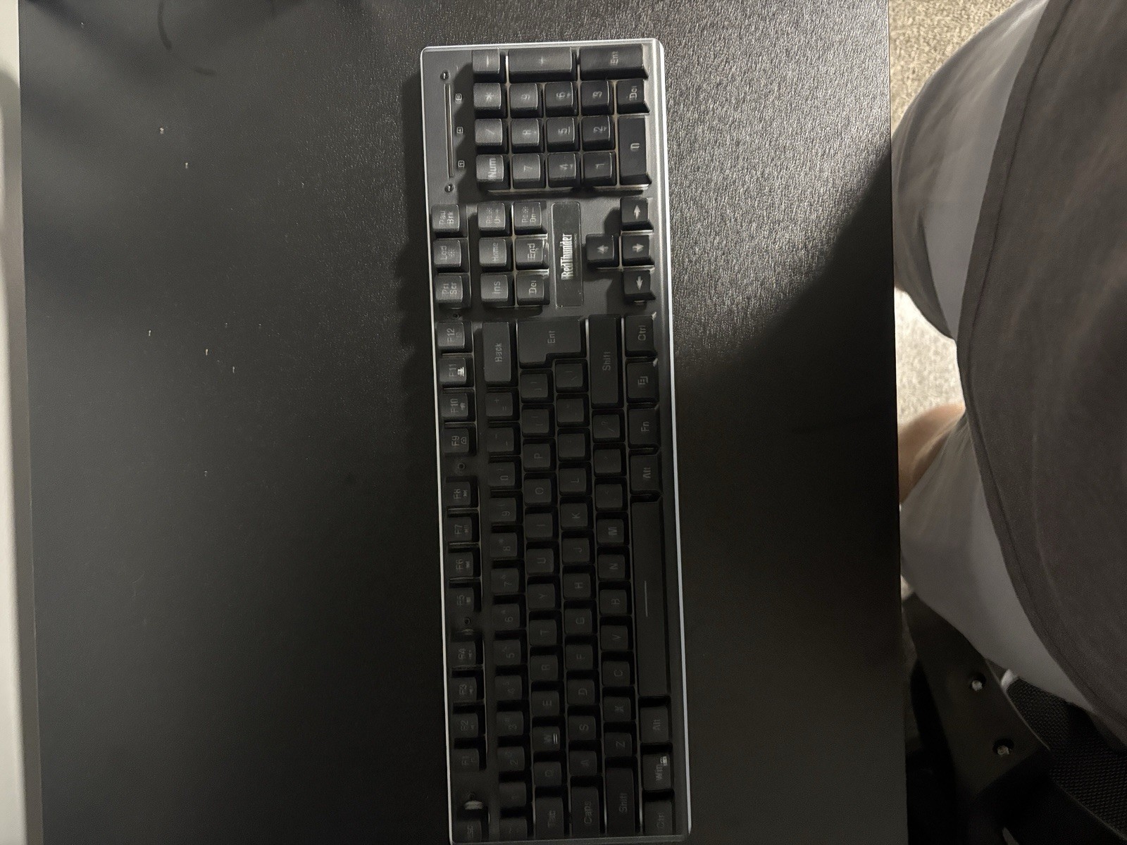 RedThunder Black Gaming Keyboard & Mouse Bundle English QWERTY Layout