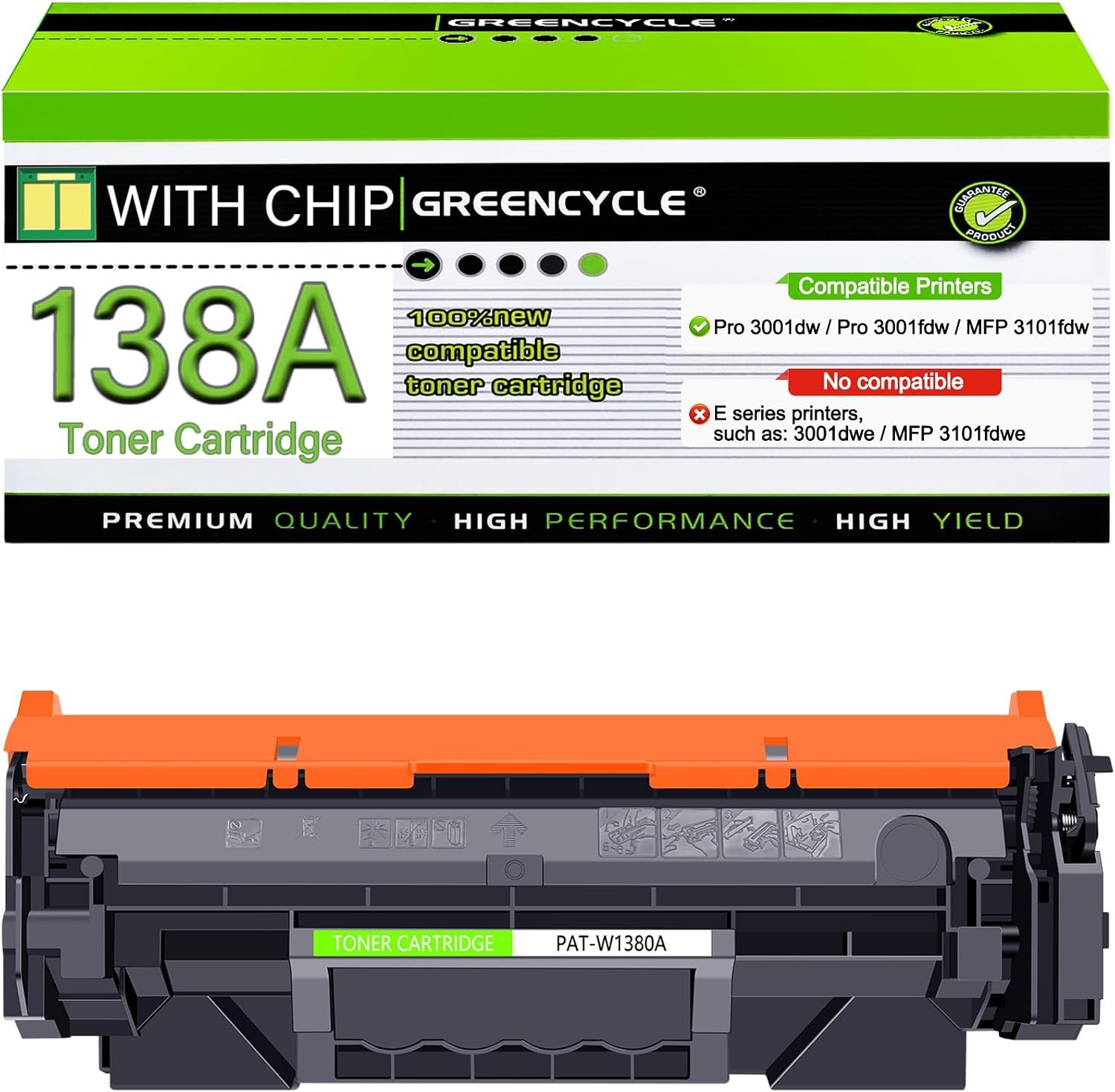 1380A/1380X Toner Cartridges LOT For HP LaserJet Pro 3001dw 3001fdw MFP 3101fdw
