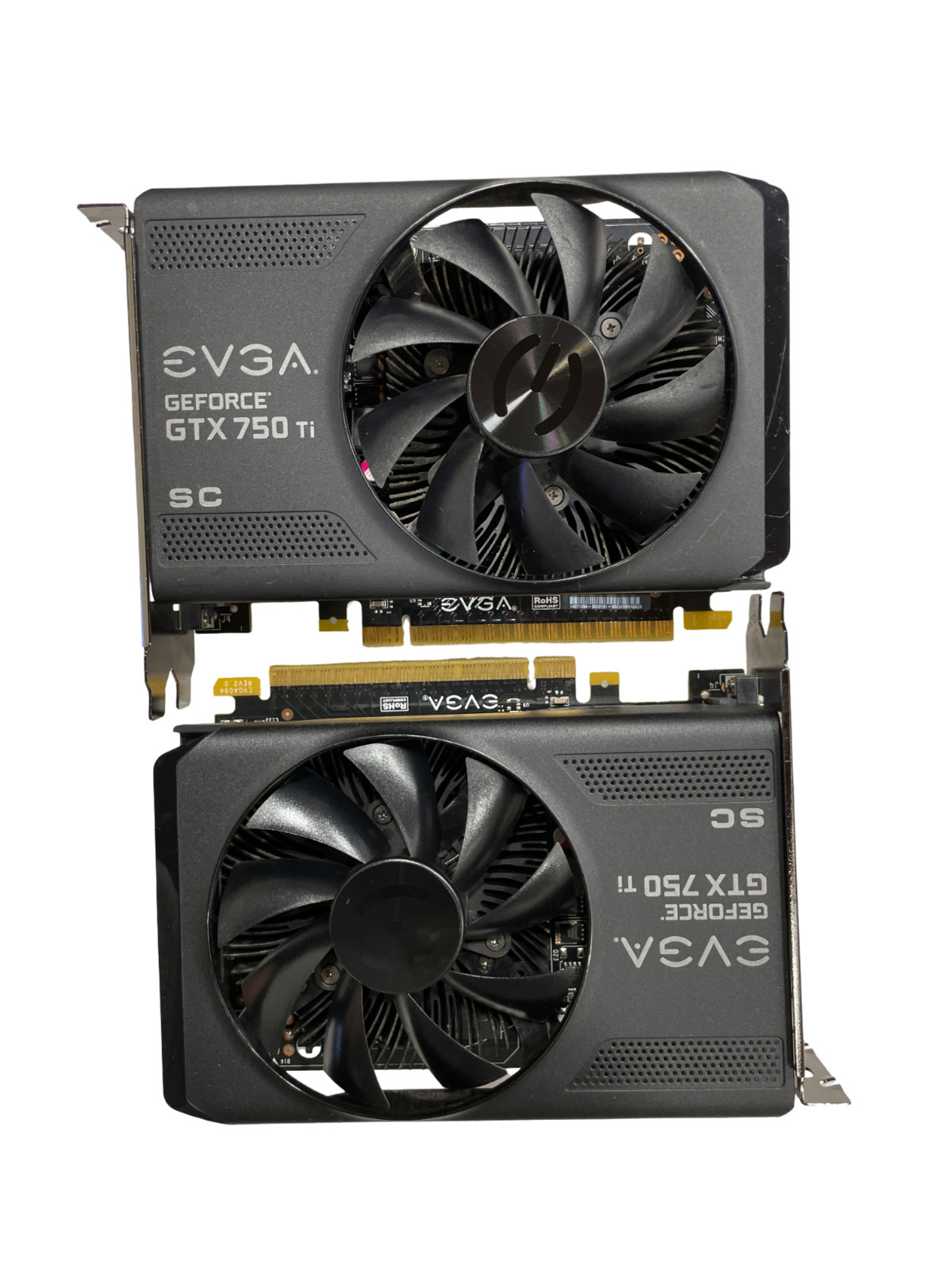 Lot of 2x EVGA NVIDIA GeForce GTX 750 Ti  SC Gaming Graphics Card  #26