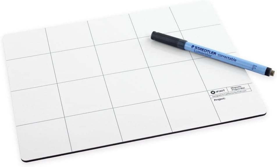 Magnetic Project Mat Rewritable Work Surface for Repair