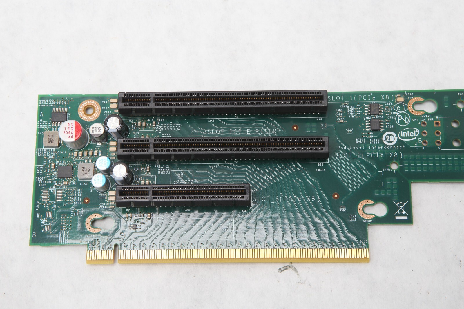 Intel Riser Card 3 Slot PCI-e X8 Intel P/N:  H20087-171 Tested working A11f