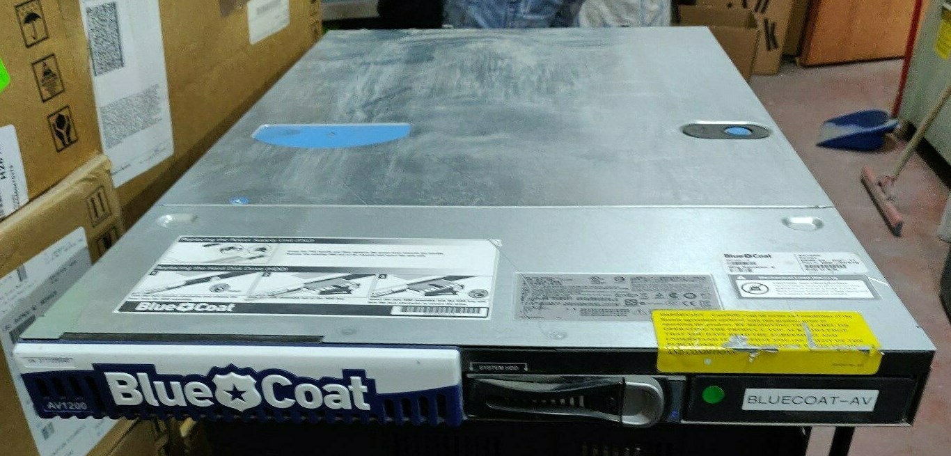 Blue Coat ProxySG 090-02910 AX1200 Rev C Network Security Appliance Server