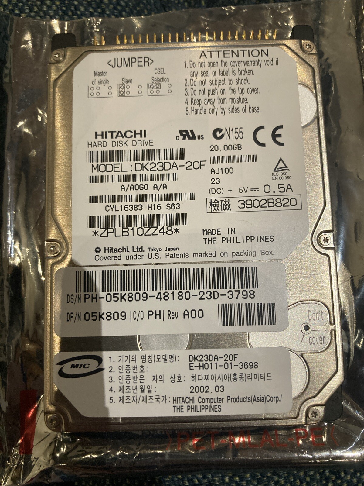 Hitachi Hard Drive