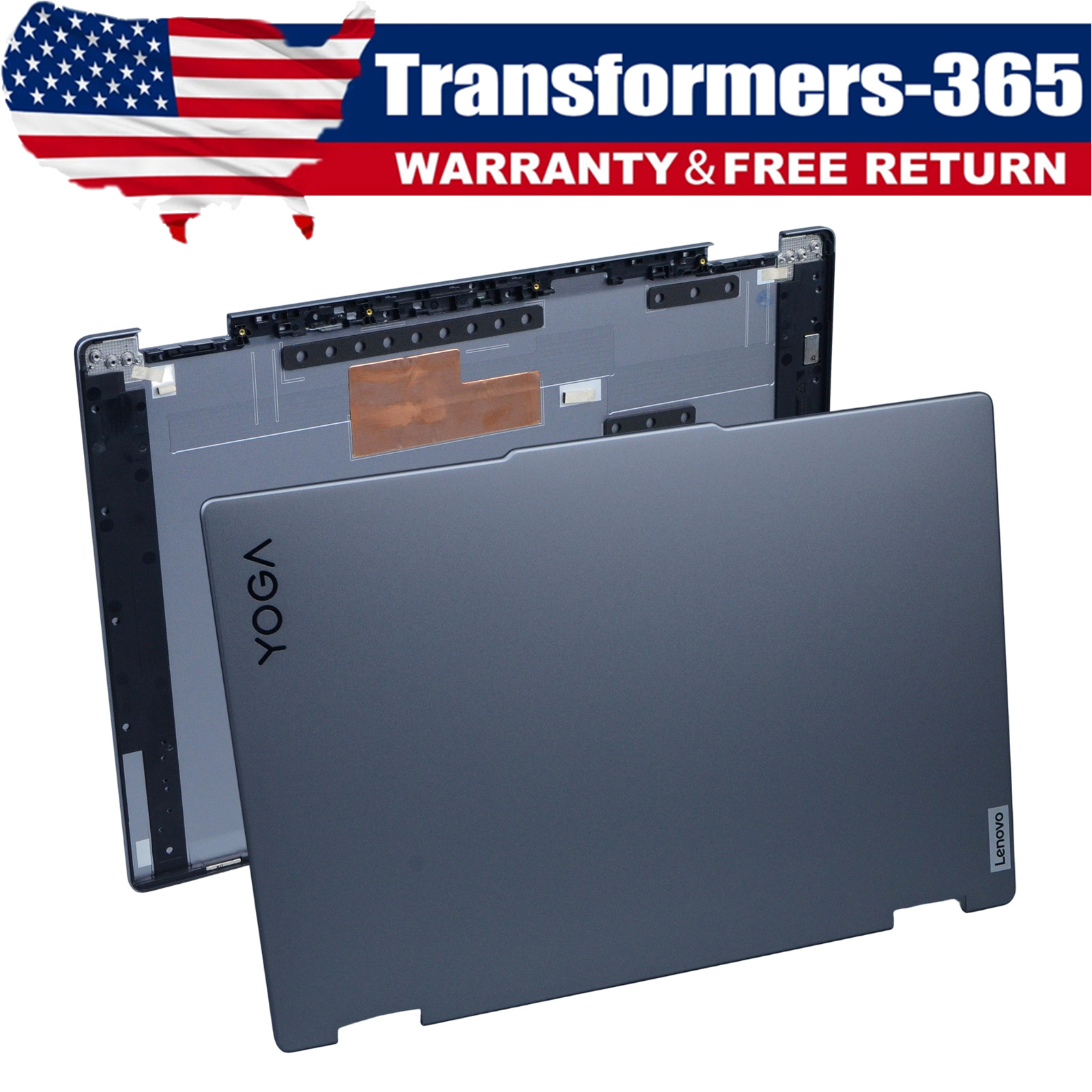 16in LCD Back Cover A Shell for Lenovo Yoga 7 16IRL8 82YN 16ARP8 83BS Laptop